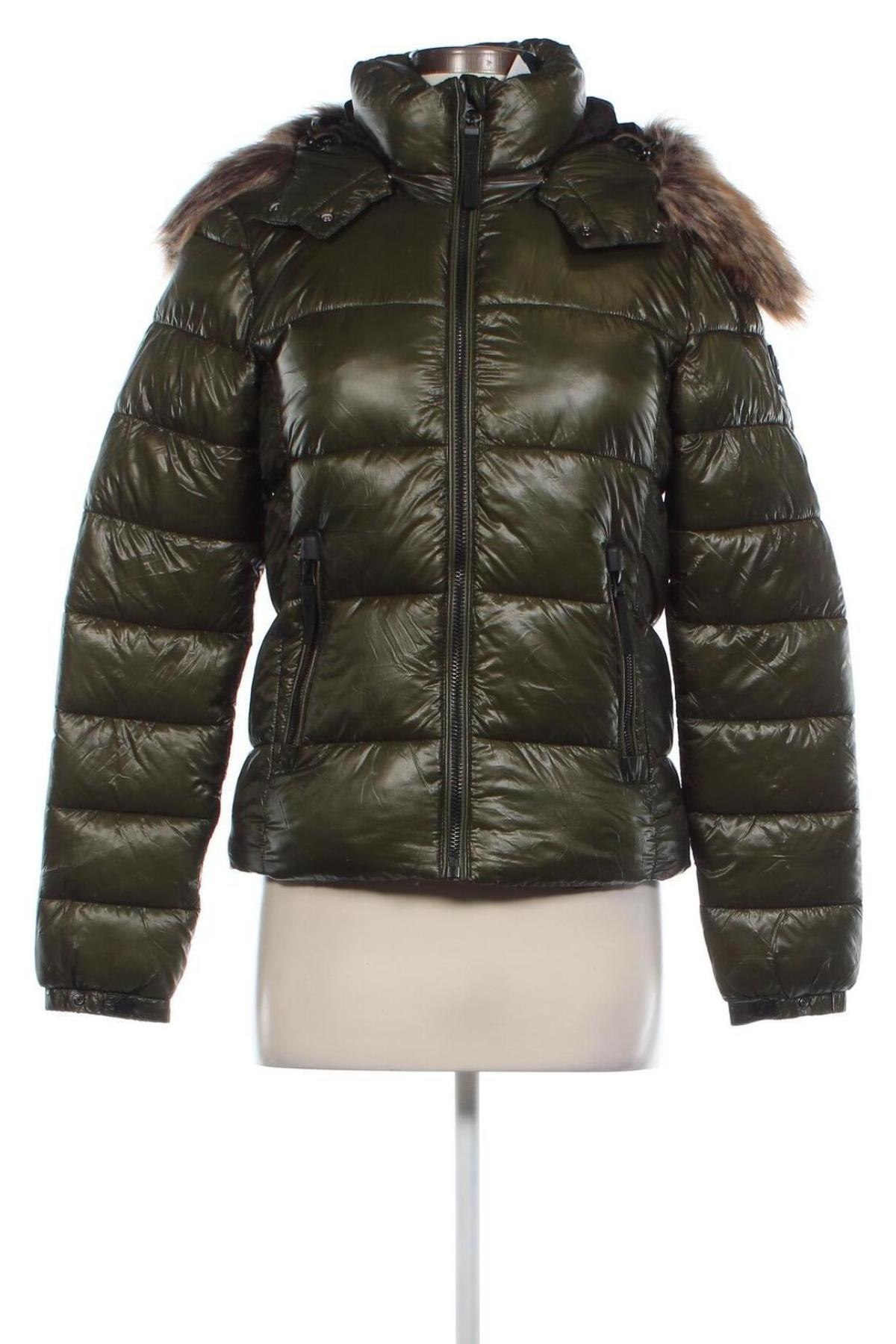 Γυναικείο μπουφάν Superdry, Μέγεθος M, Χρώμα Πράσινο, Τιμή 50,27 €