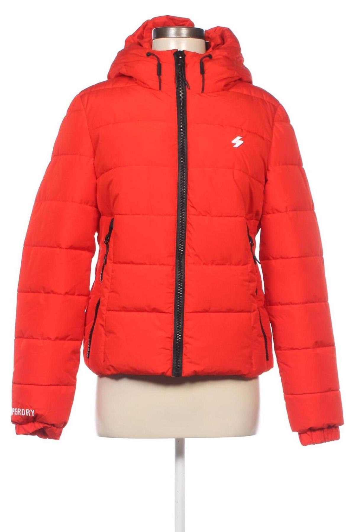 Γυναικείο μπουφάν Superdry, Μέγεθος M, Χρώμα Κόκκινο, Τιμή 40,43 €