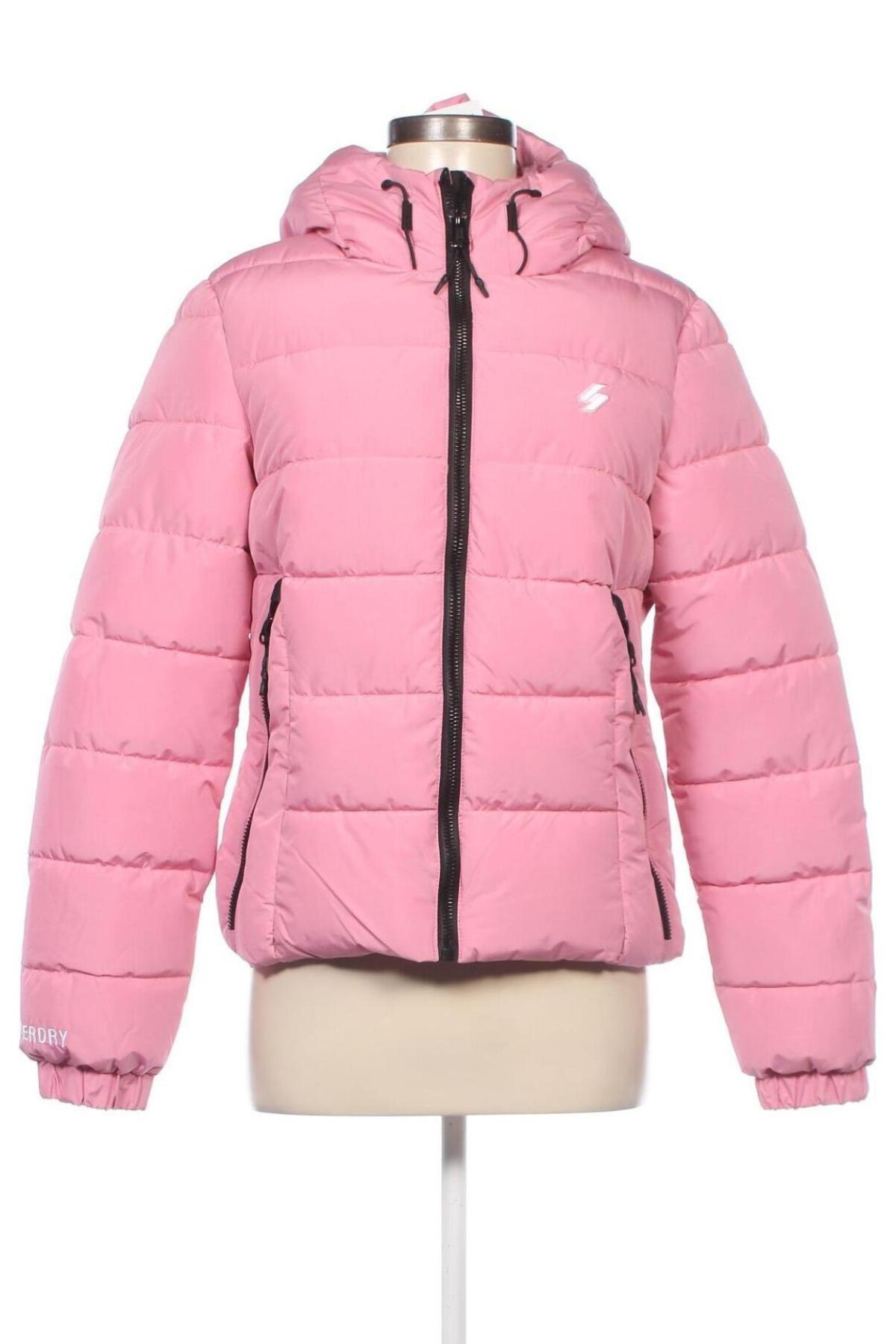 Γυναικείο μπουφάν Superdry, Μέγεθος M, Χρώμα Ρόζ , Τιμή 29,51 €