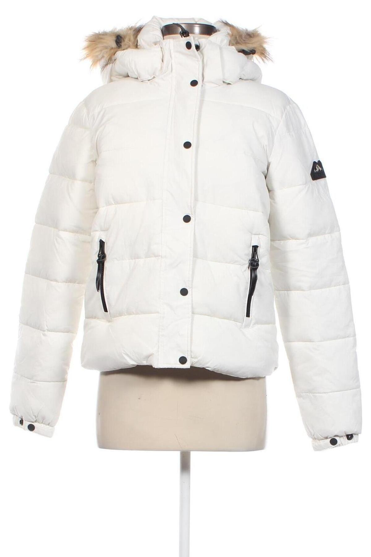 Γυναικείο μπουφάν Superdry, Μέγεθος M, Χρώμα Λευκό, Τιμή 48,08 €