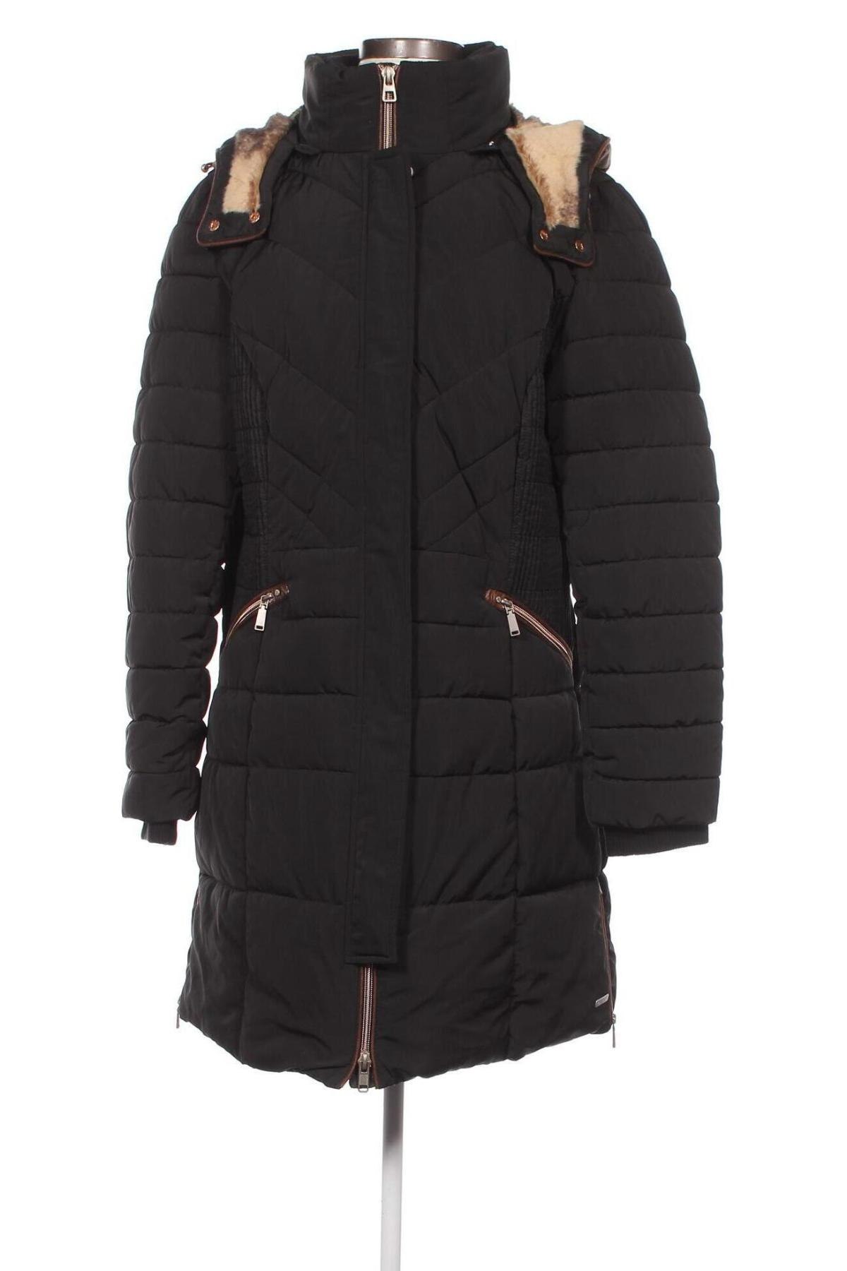 Γυναικείο μπουφάν Tom Tailor, Μέγεθος XL, Χρώμα Μαύρο, Τιμή 25,05 €