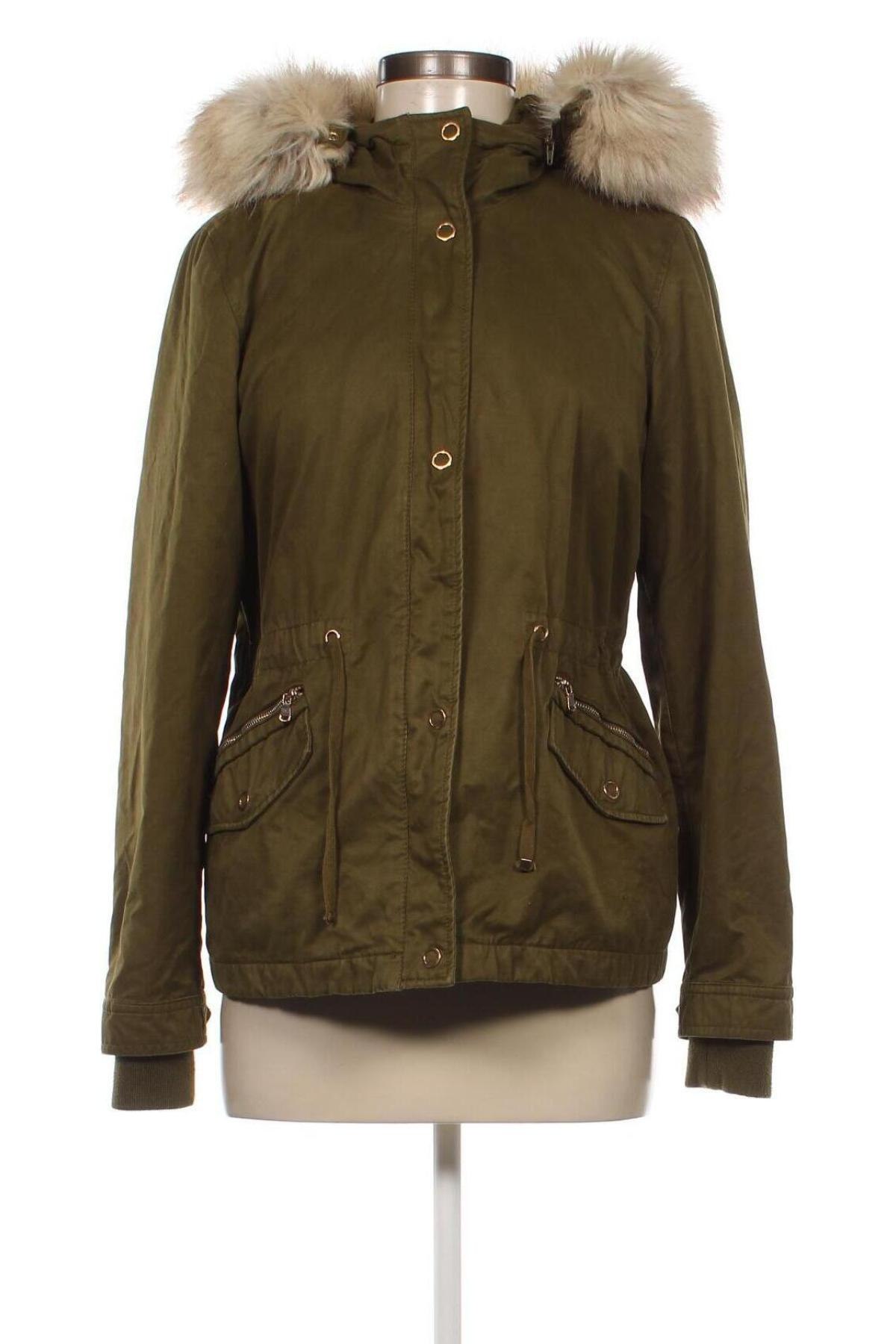 Damenjacke Zara, Größe S, Farbe Grün, Preis 11,34 €