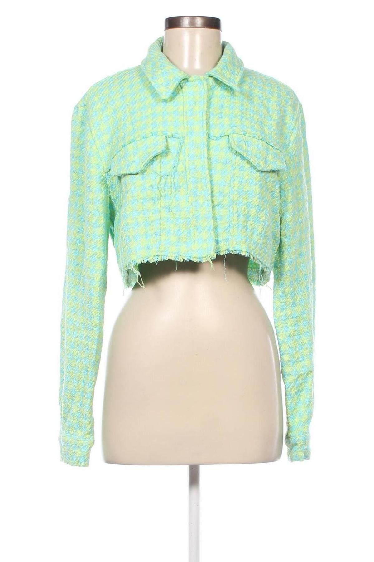 Дамско яке Zara, Размер XL, Цвят Зелен, Цена 48,00 лв.