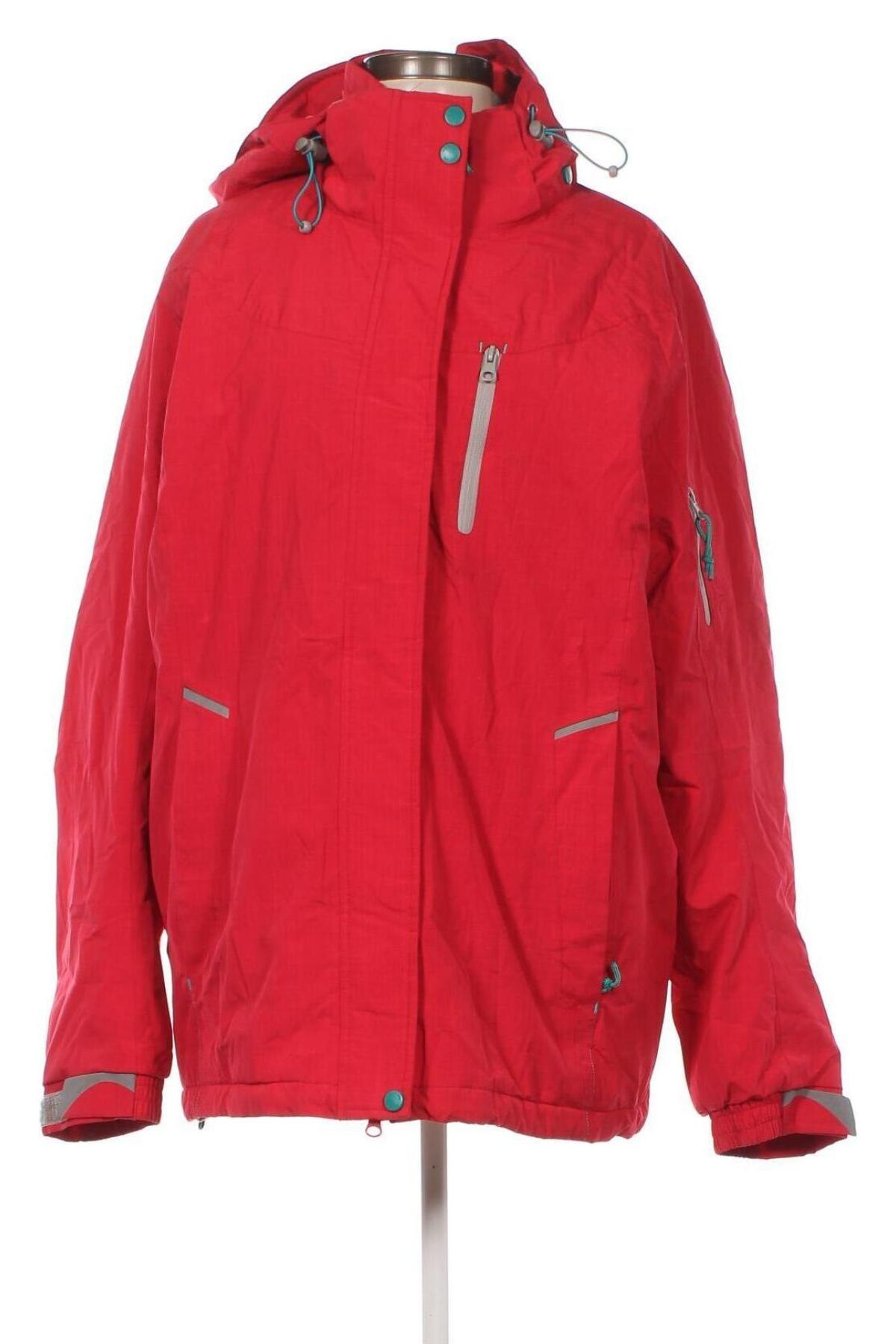 Γυναίκειο μπουφάν για χειμερινά σπορ, Μέγεθος XL, Χρώμα Κόκκινο, Τιμή 9,58 €