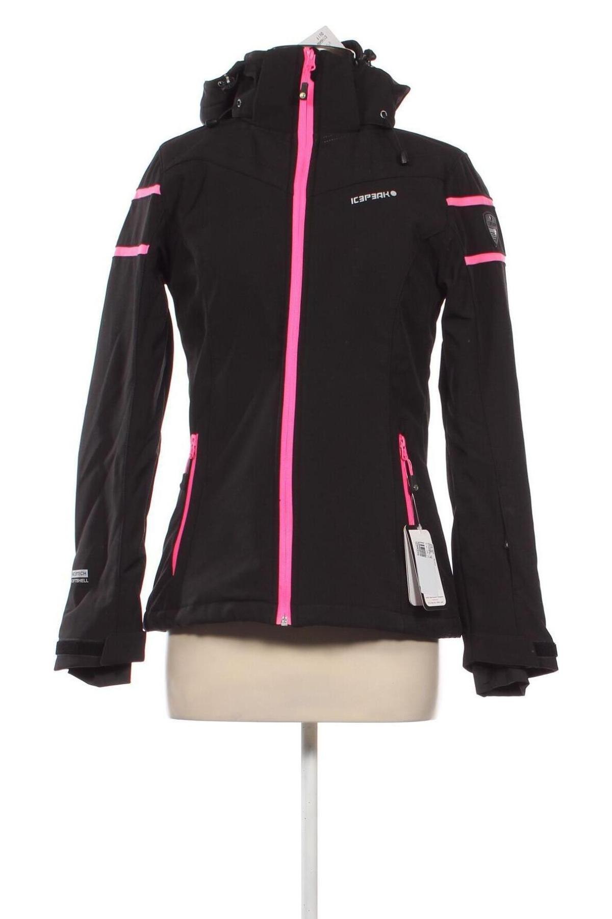 Damenjacke für Wintersports Icepeak, Größe S, Farbe Schwarz, Preis 120,93 €