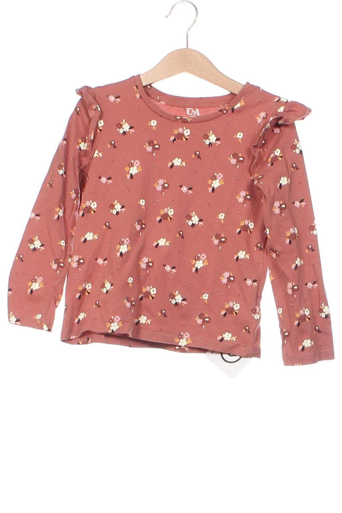Детска блуза C&A, Размер 5-6y/ 116-122 см, Цвят Розов, Цена 12,24 лв.
