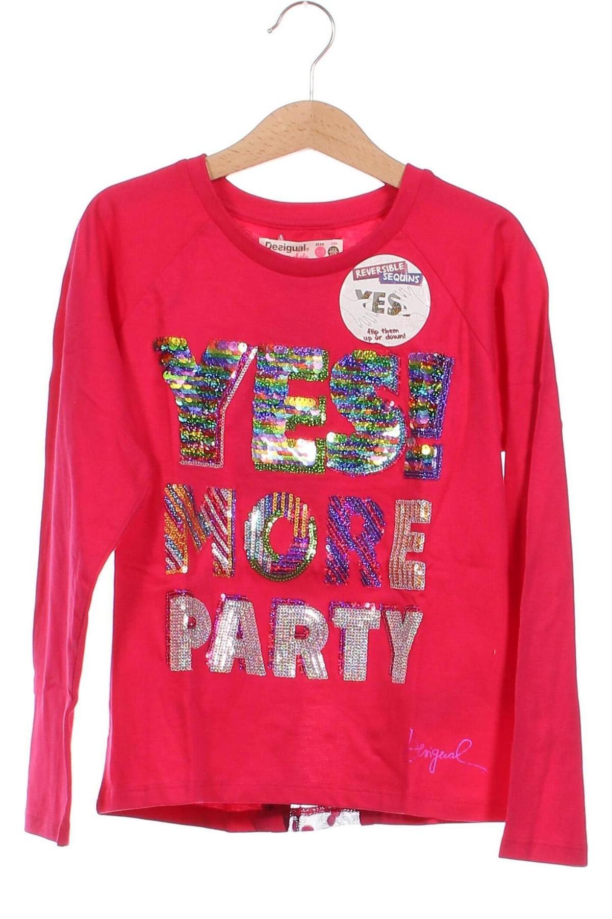 Kinder Shirt Desigual, Größe 6-7y/ 122-128 cm, Farbe Rosa, Preis 18,93 €
