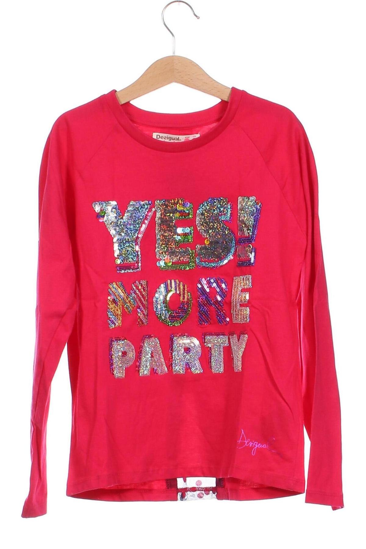 Kinder Shirt Desigual, Größe 8-9y/ 134-140 cm, Farbe Rosa, Preis € 18,93