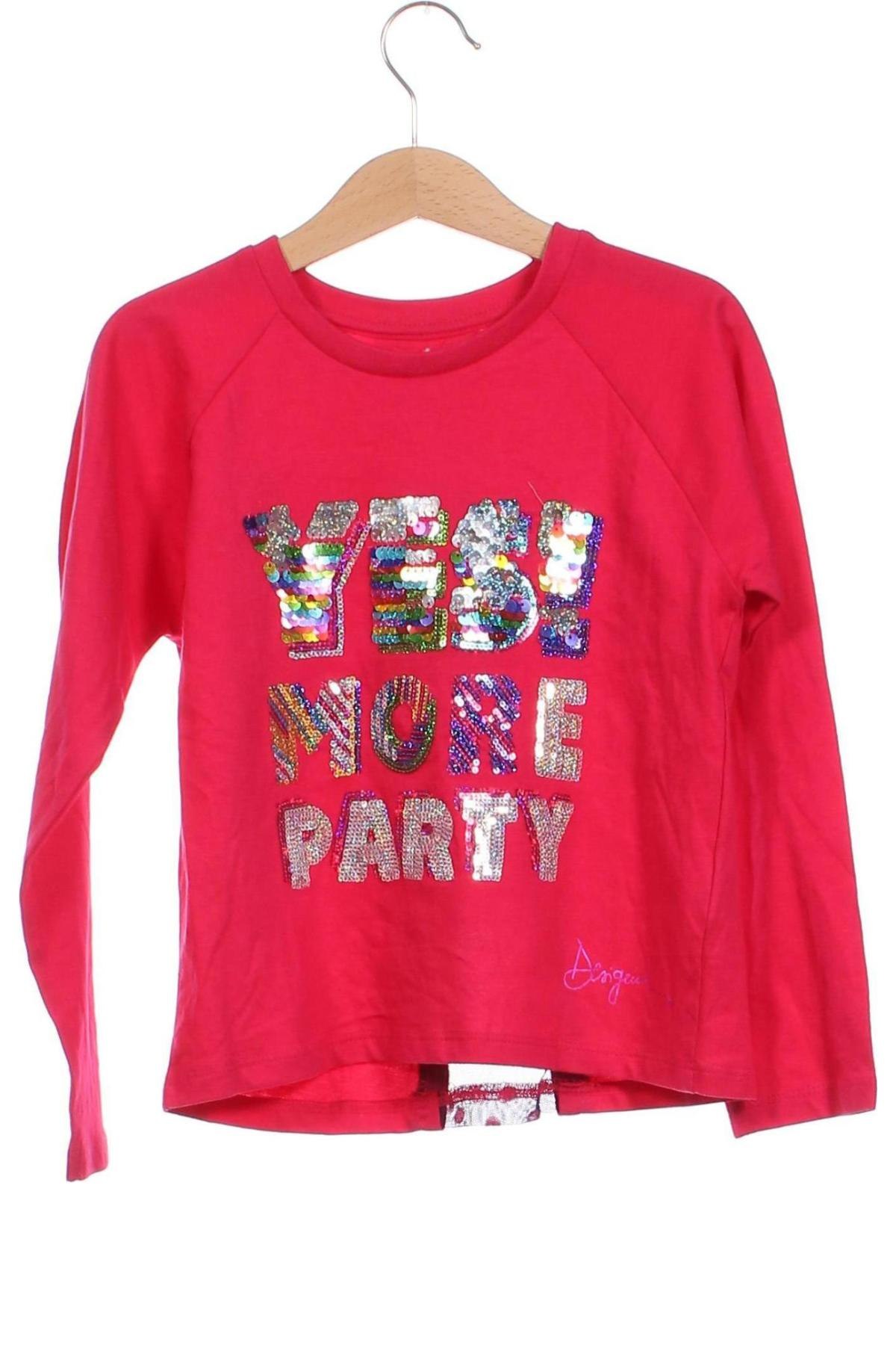 Kinder Shirt Desigual, Größe 4-5y/ 110-116 cm, Farbe Rosa, Preis € 18,93