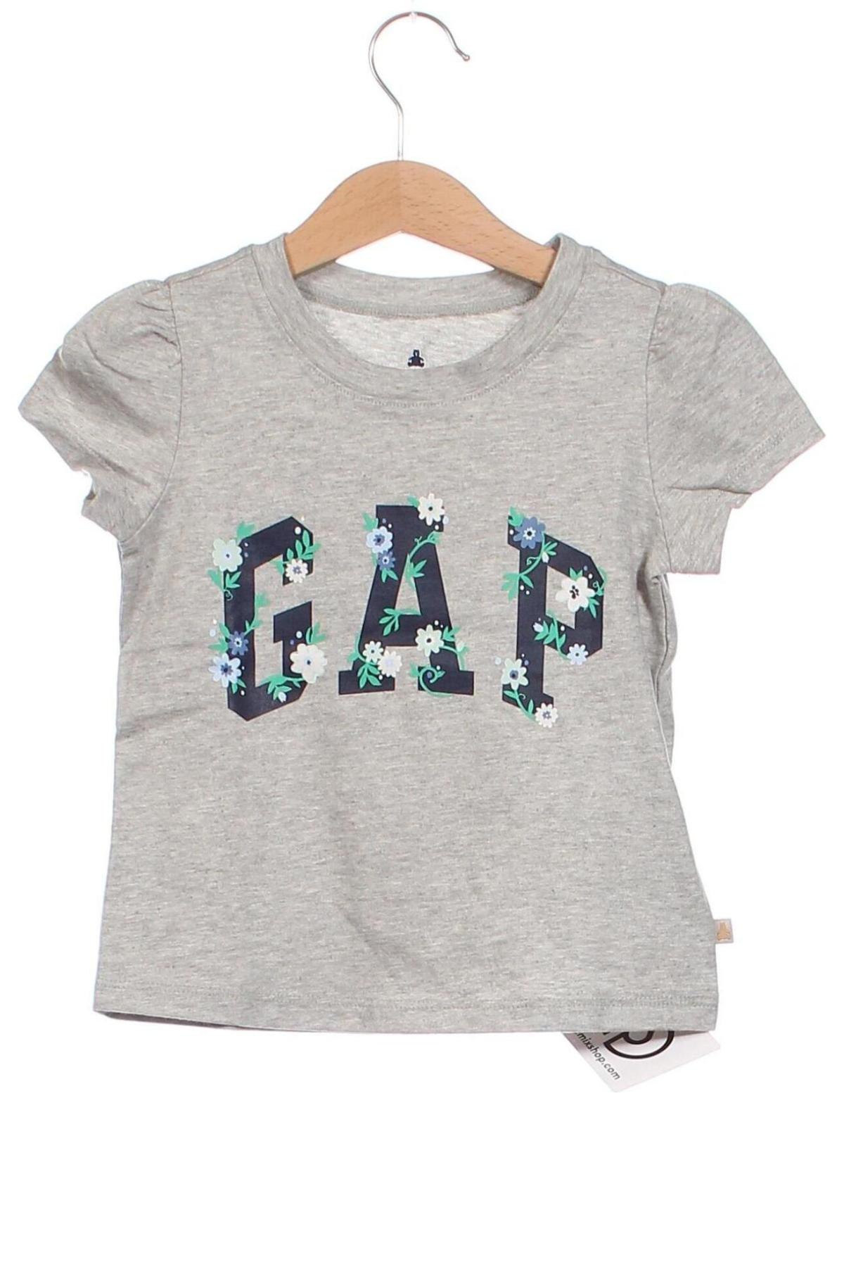 Детска блуза Gap Baby, Размер 2-3y/ 98-104 см, Цвят Сив, Цена 23,97 лв.