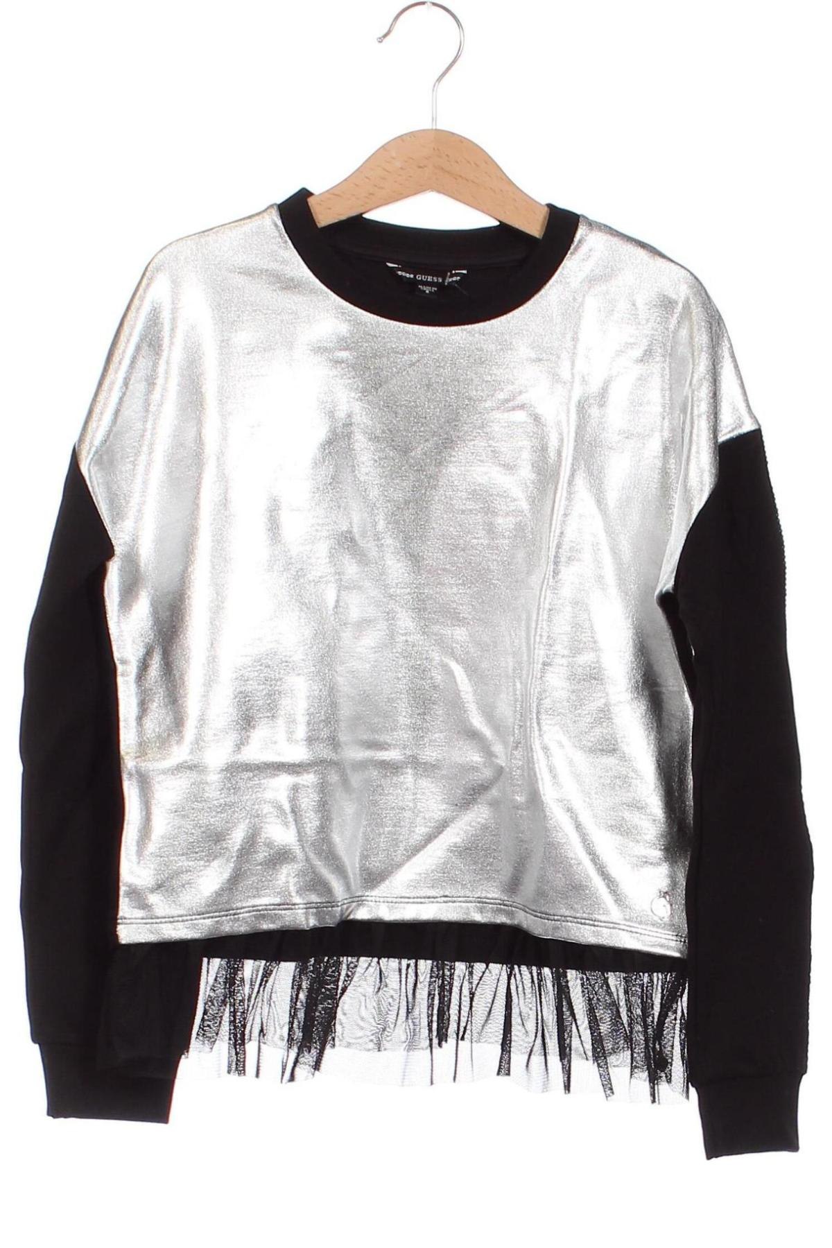 Детска блуза Guess, Размер 7-8y/ 128-134 см, Цвят Сребрист, Цена 77,00 лв.