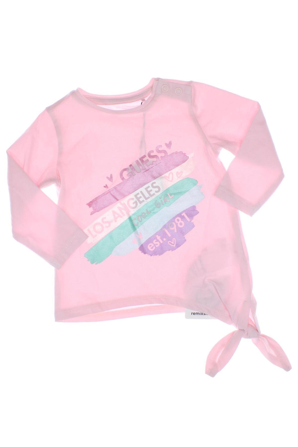Kinder Shirt Guess, Größe 3-6m/ 62-68 cm, Farbe Rosa, Preis 15,48 €