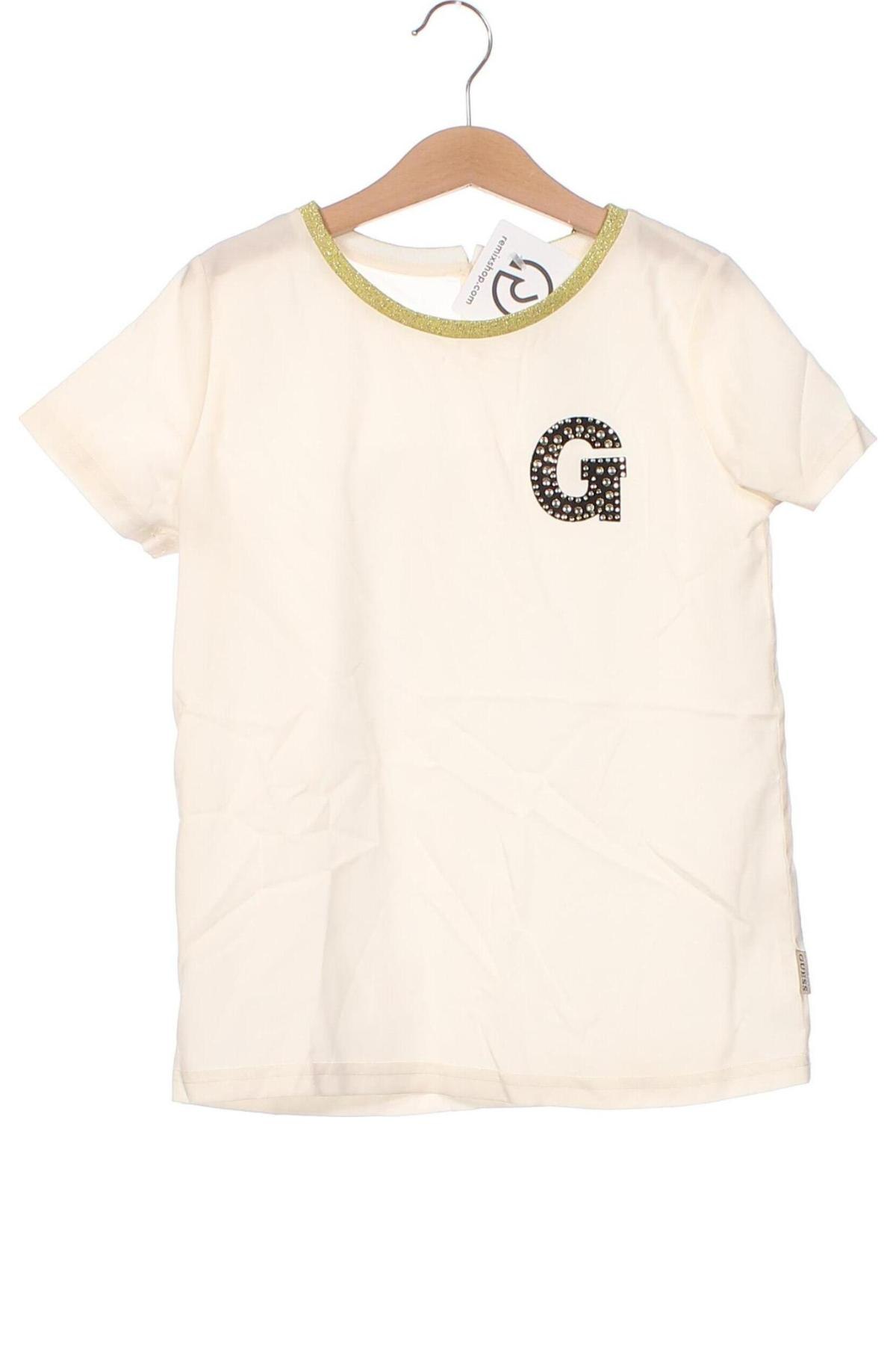 Bluză pentru copii Guess, Mărime 7-8y/ 128-134 cm, Culoare Bej, Preț 70,92 Lei
