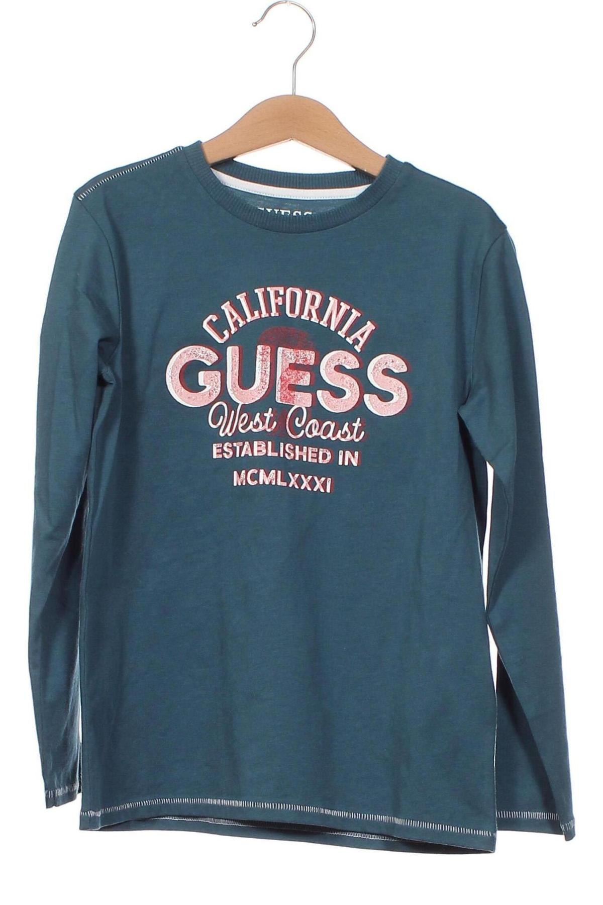 Kinder Shirt Guess, Größe 7-8y/ 128-134 cm, Farbe Grün, Preis 39,69 €