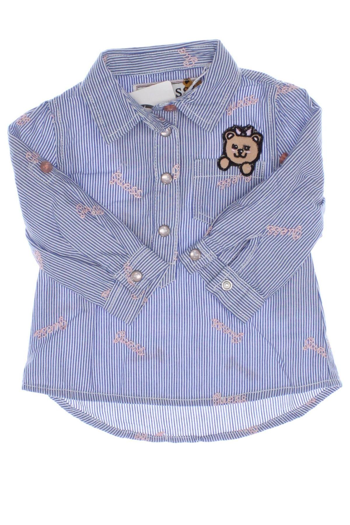 Kinder Shirt Guess, Größe 3-6m/ 62-68 cm, Farbe Blau, Preis € 13,49