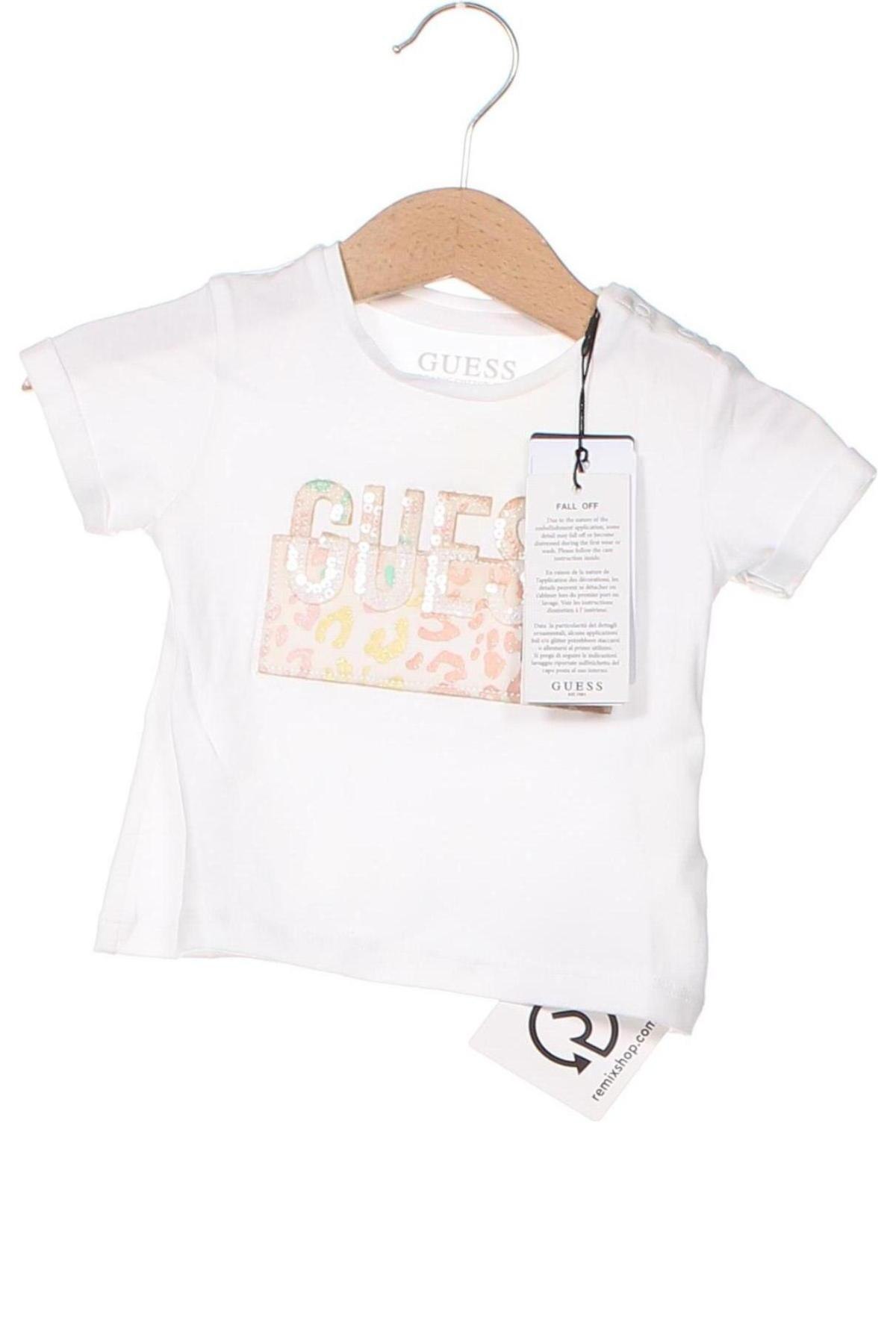 Kinder Shirt Guess, Größe 3-6m/ 62-68 cm, Farbe Weiß, Preis € 20,24