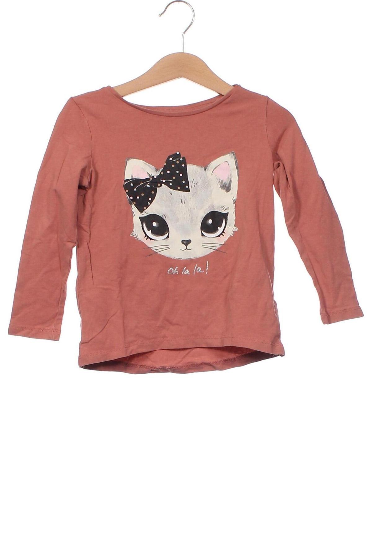 Παιδική μπλούζα H&M, Μέγεθος 2-3y/ 98-104 εκ., Χρώμα Ρόζ , Τιμή 6,00 €