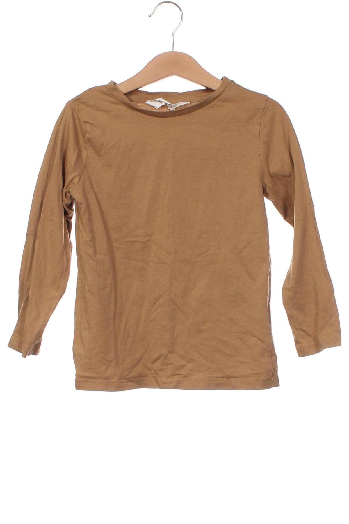 Kinder Shirt H&M, Größe 4-5y/ 110-116 cm, Farbe Beige, Preis 6,14 €