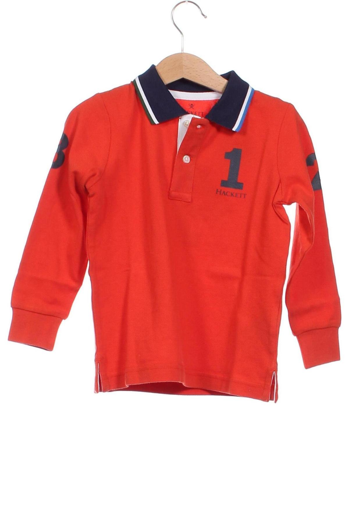 Kinder Shirt Hackett, Größe 3-4y/ 104-110 cm, Farbe Rot, Preis 14,85 €