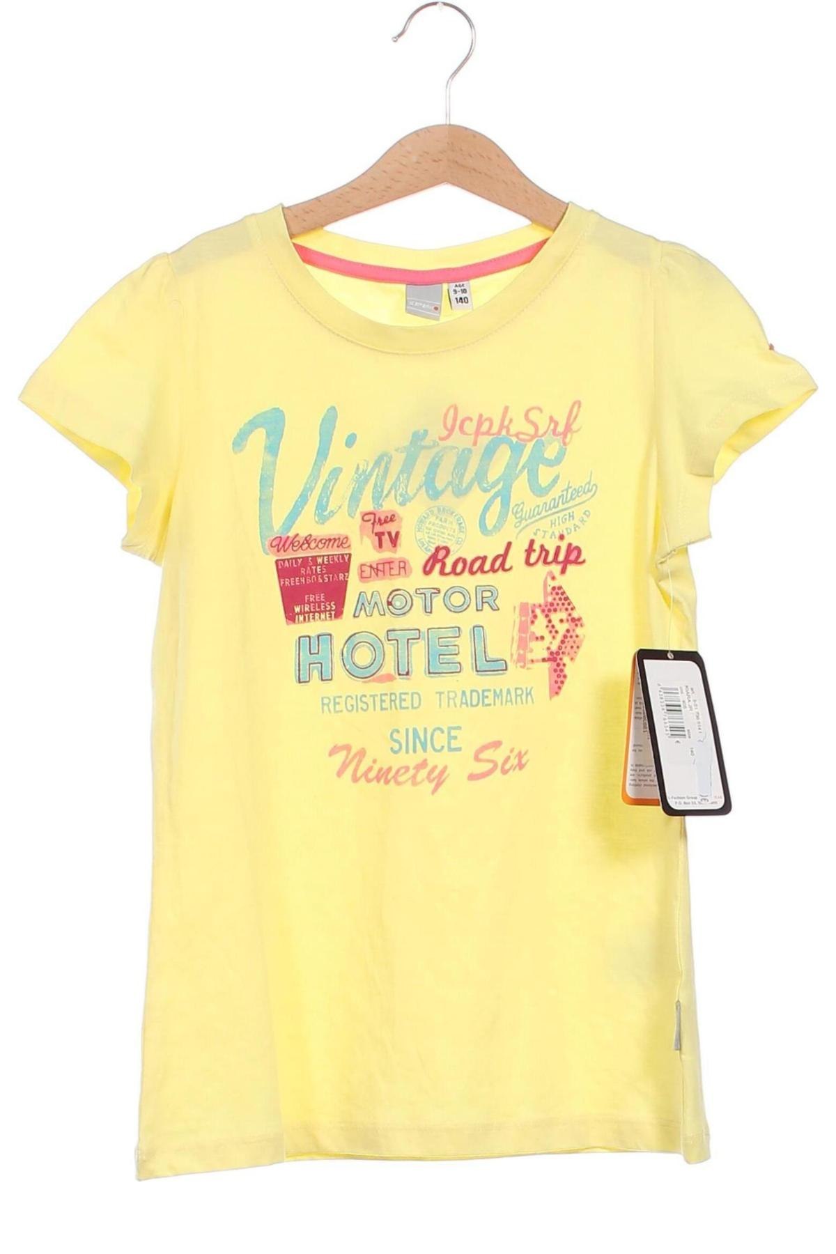 Kinder Shirt Icepeak, Größe 9-10y/ 140-146 cm, Farbe Gelb, Preis € 6,31