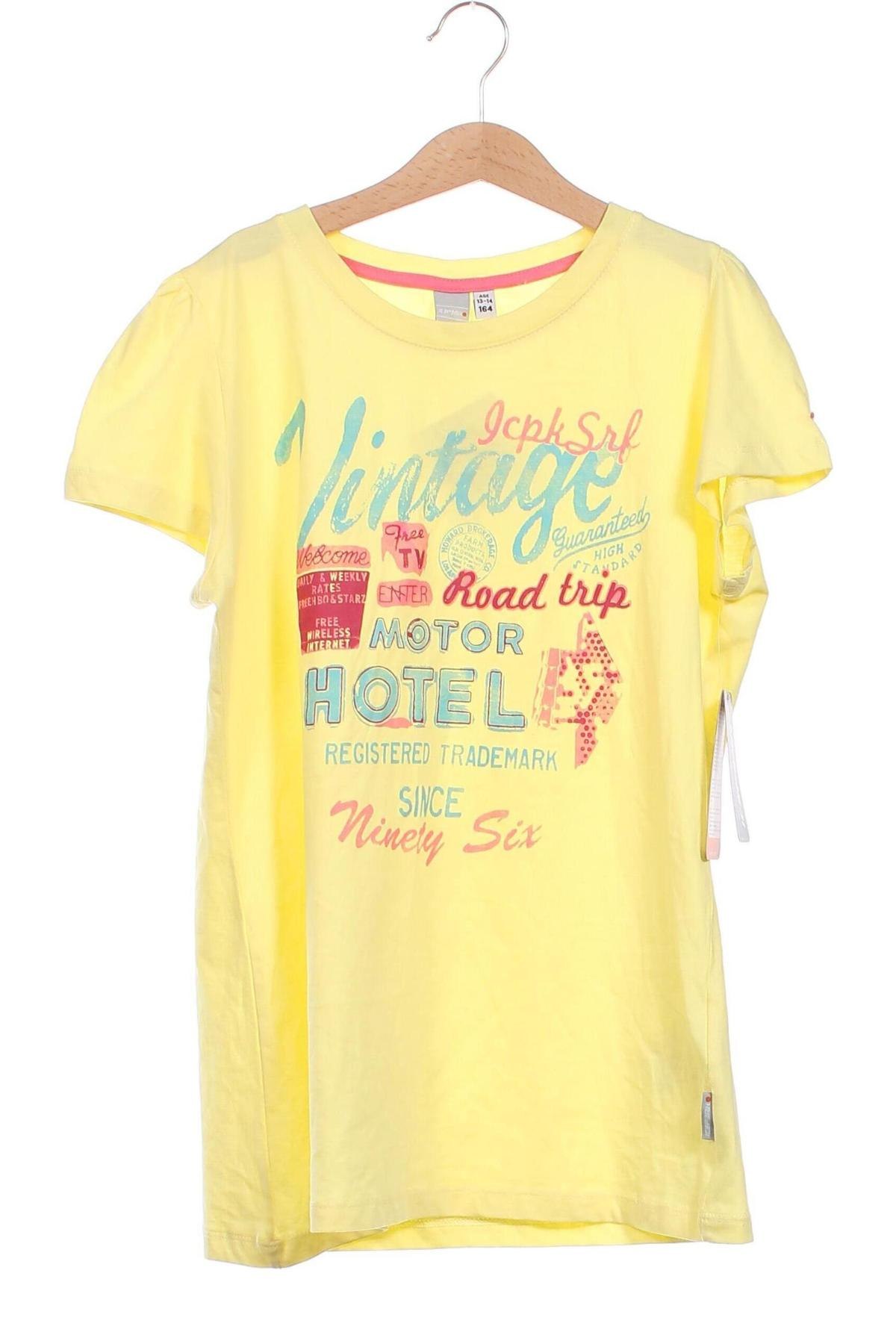 Kinder Shirt Icepeak, Größe 13-14y/ 164-168 cm, Farbe Gelb, Preis 7,36 €