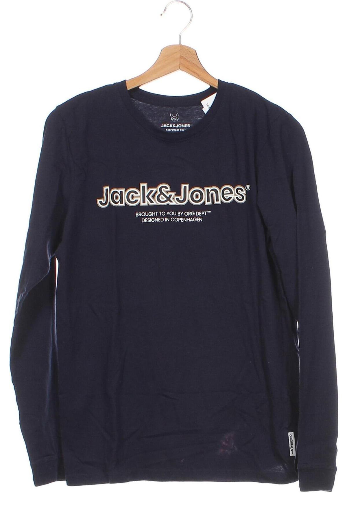 Детска блуза Jack & Jones, Размер 15-18y/ 170-176 см, Цвят Син, Цена 51,00 лв.