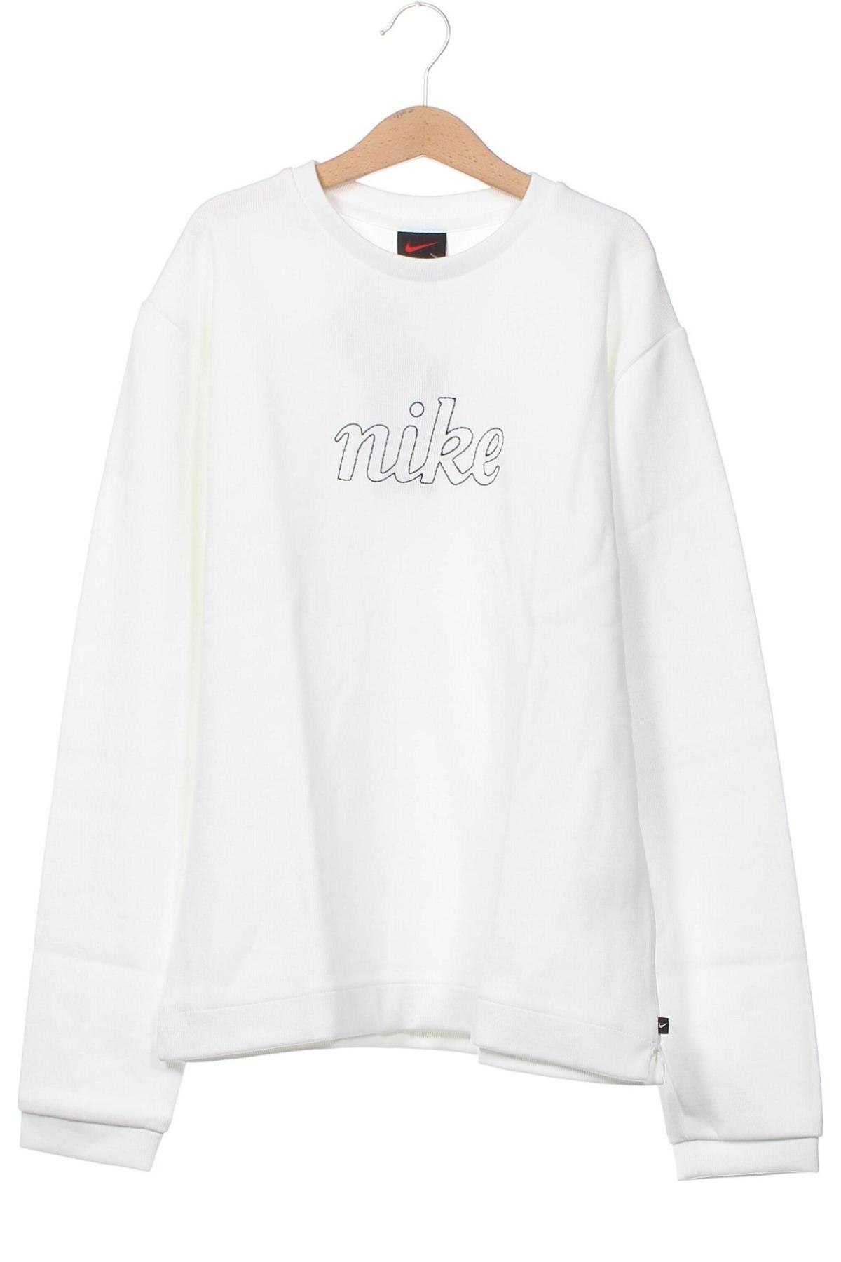 Детска блуза Nike, Размер 11-12y/ 152-158 см, Цвят Бял, Цена 80,19 лв.