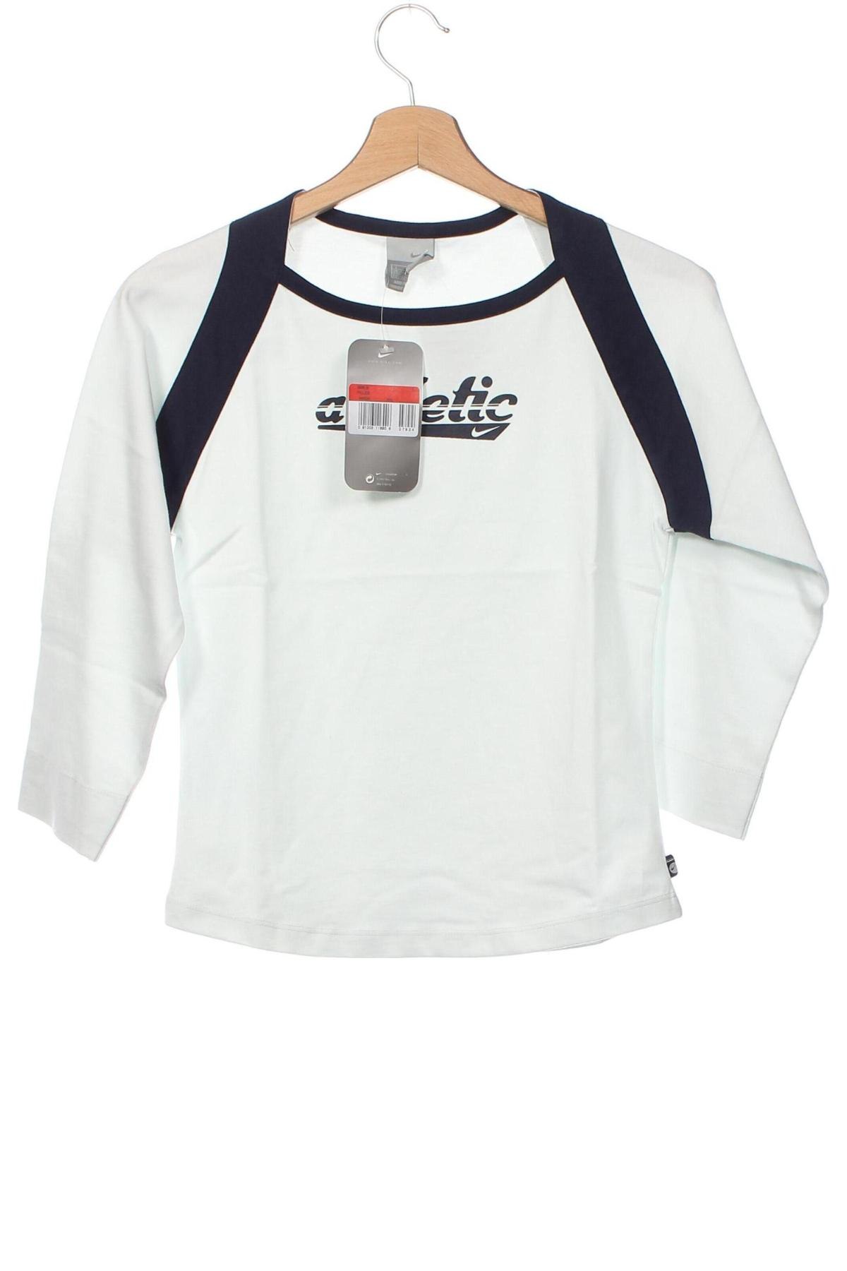 Детска блуза Nike, Размер 11-12y/ 152-158 см, Цвят Бял, Цена 21,06 лв.