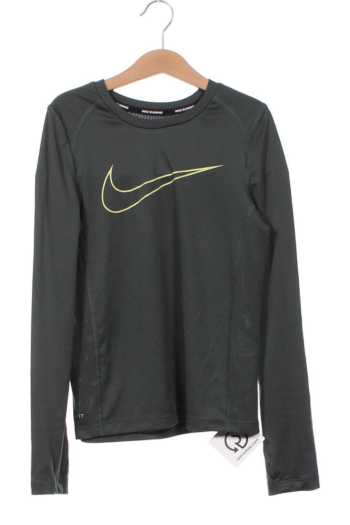 Kinder Shirt Nike Running, Größe 7-8y/ 128-134 cm, Farbe Grün, Preis € 8,35