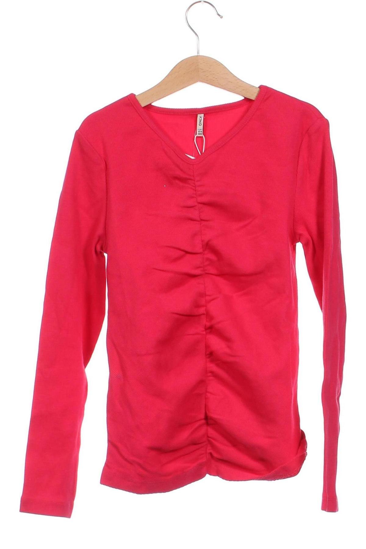 Детска блуза ONLY, Размер 8-9y/ 134-140 см, Цвят Розов, Цена 11,10 лв.