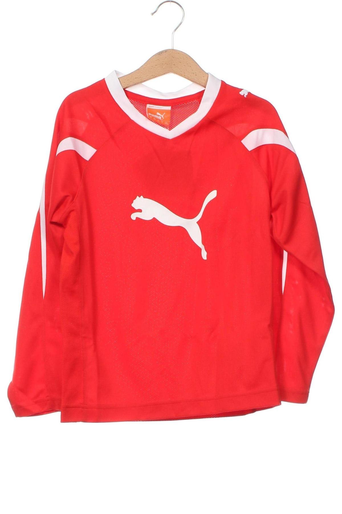 Kinder Shirt PUMA, Größe 7-8y/ 128-134 cm, Farbe Rot, Preis 22,99 €