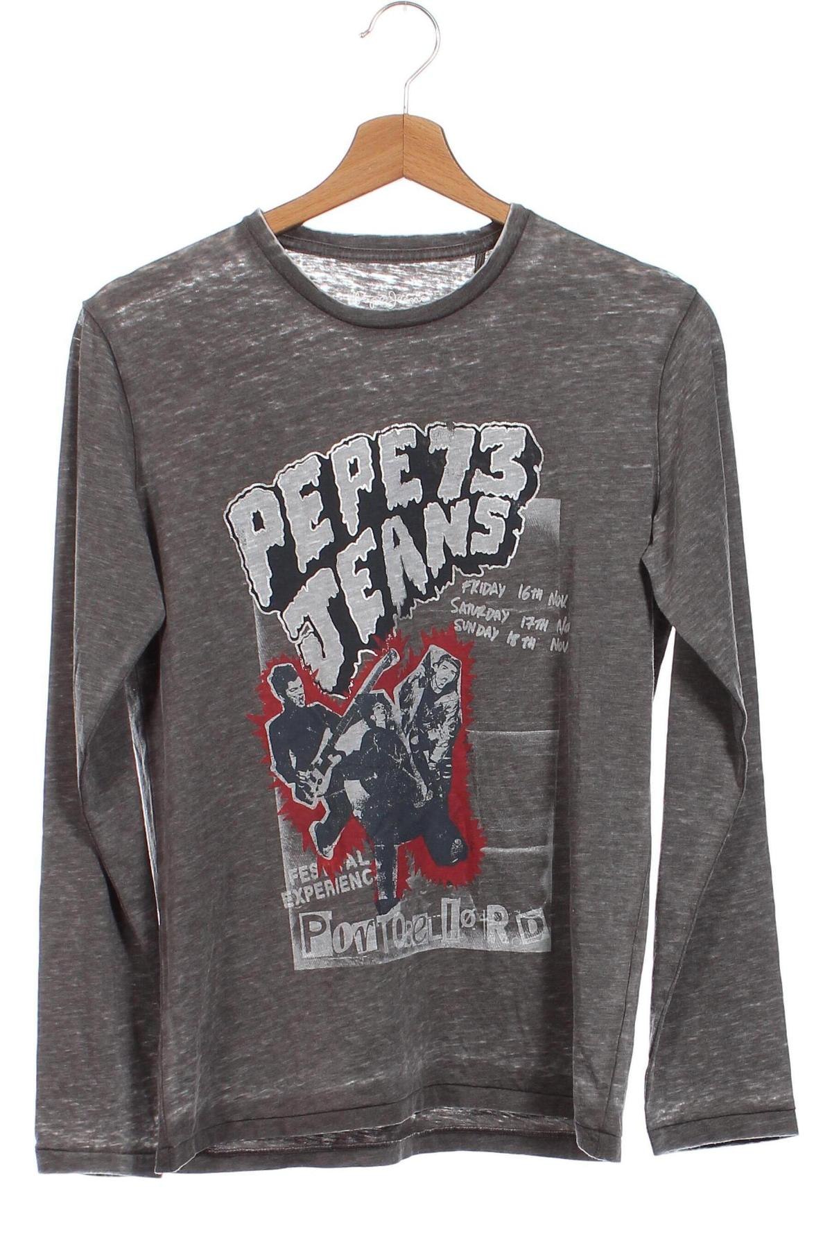 Kinder Shirt Pepe Jeans, Größe 13-14y/ 164-168 cm, Farbe Grau, Preis 18,93 €