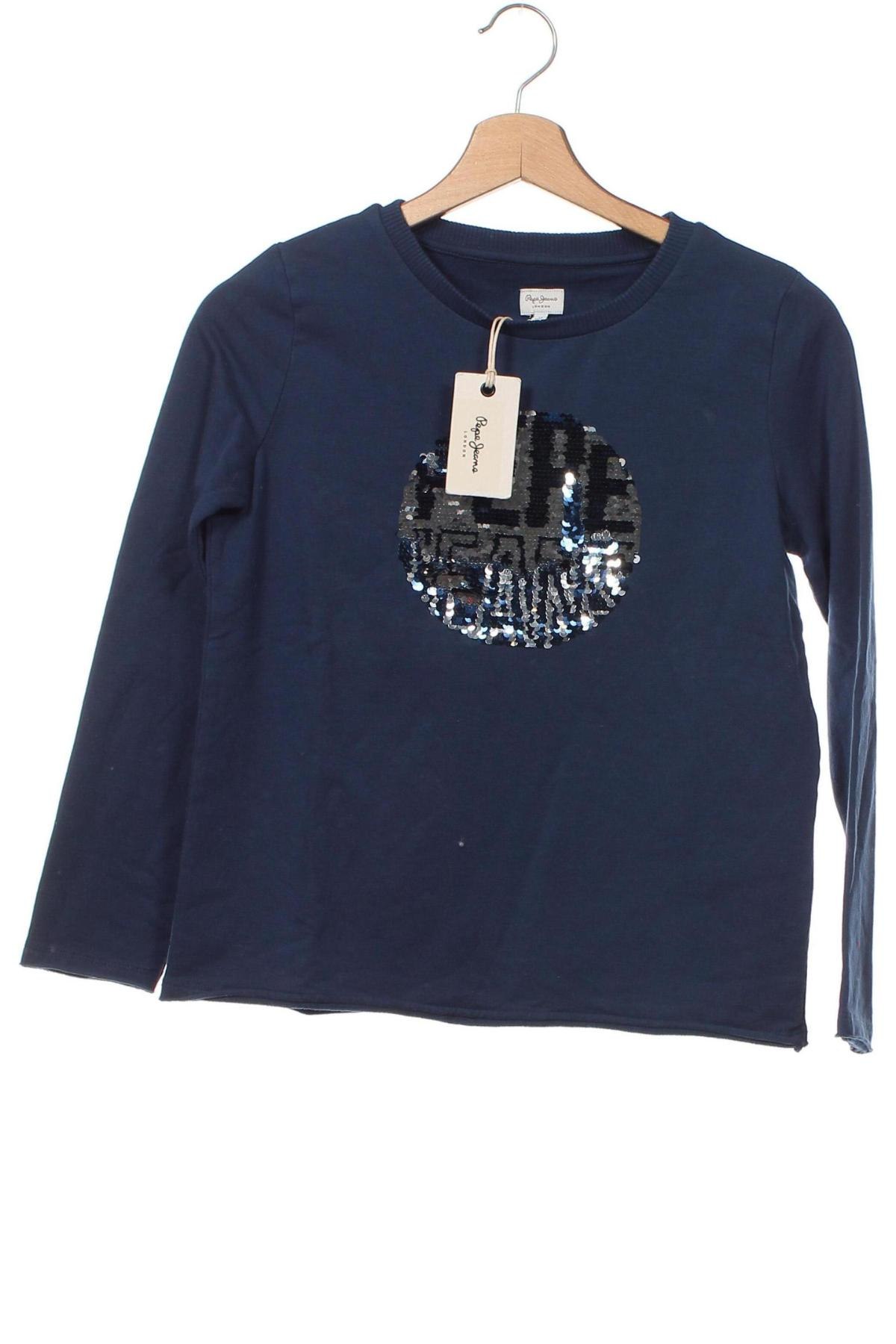 Dziecięca bluzka Pepe Jeans, Rozmiar 11-12y/ 152-158 cm, Kolor Niebieski, Cena 36,25 zł