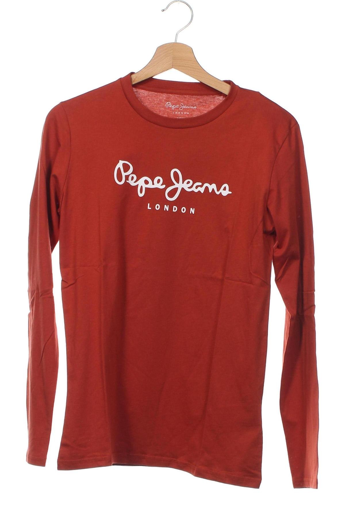 Детска блуза Pepe Jeans, Размер 12-13y/ 158-164 см, Цвят Оранжев, Цена 36,72 лв.