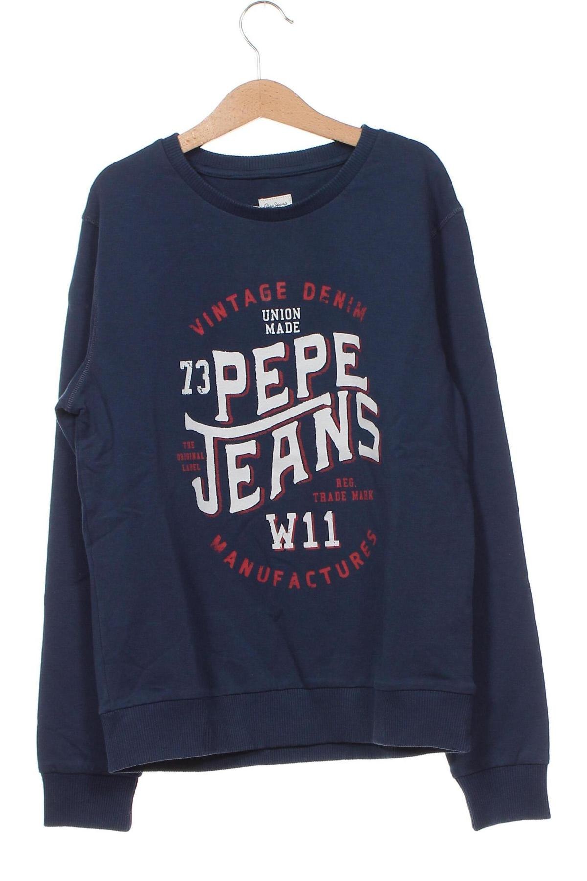 Παιδική μπλούζα Pepe Jeans, Μέγεθος 15-18y/ 170-176 εκ., Χρώμα Μπλέ, Τιμή 21,38 €