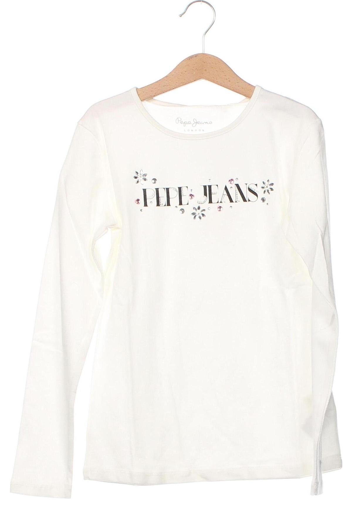 Kinder Shirt Pepe Jeans, Größe 11-12y/ 152-158 cm, Farbe Weiß, Preis 35,05 €