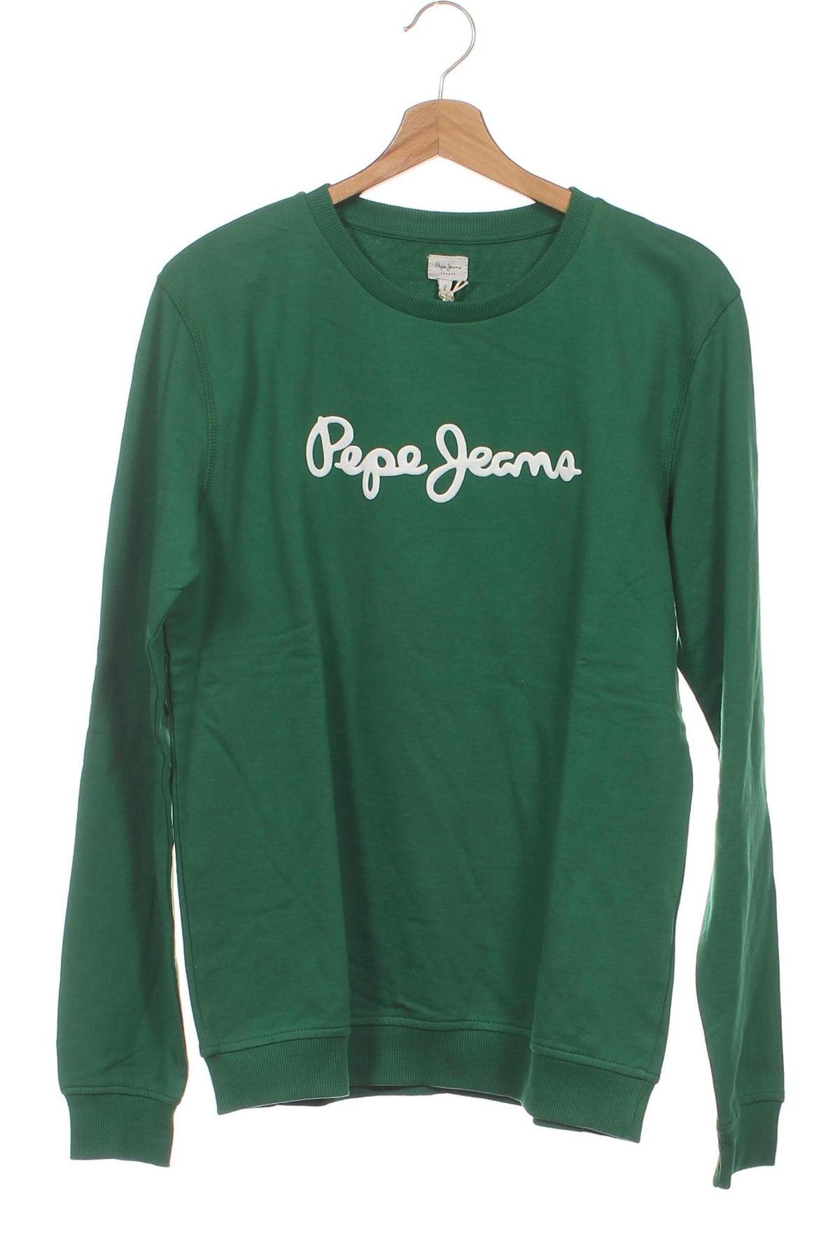 Παιδική μπλούζα Pepe Jeans, Μέγεθος 15-18y/ 170-176 εκ., Χρώμα Πράσινο, Τιμή 25,59 €