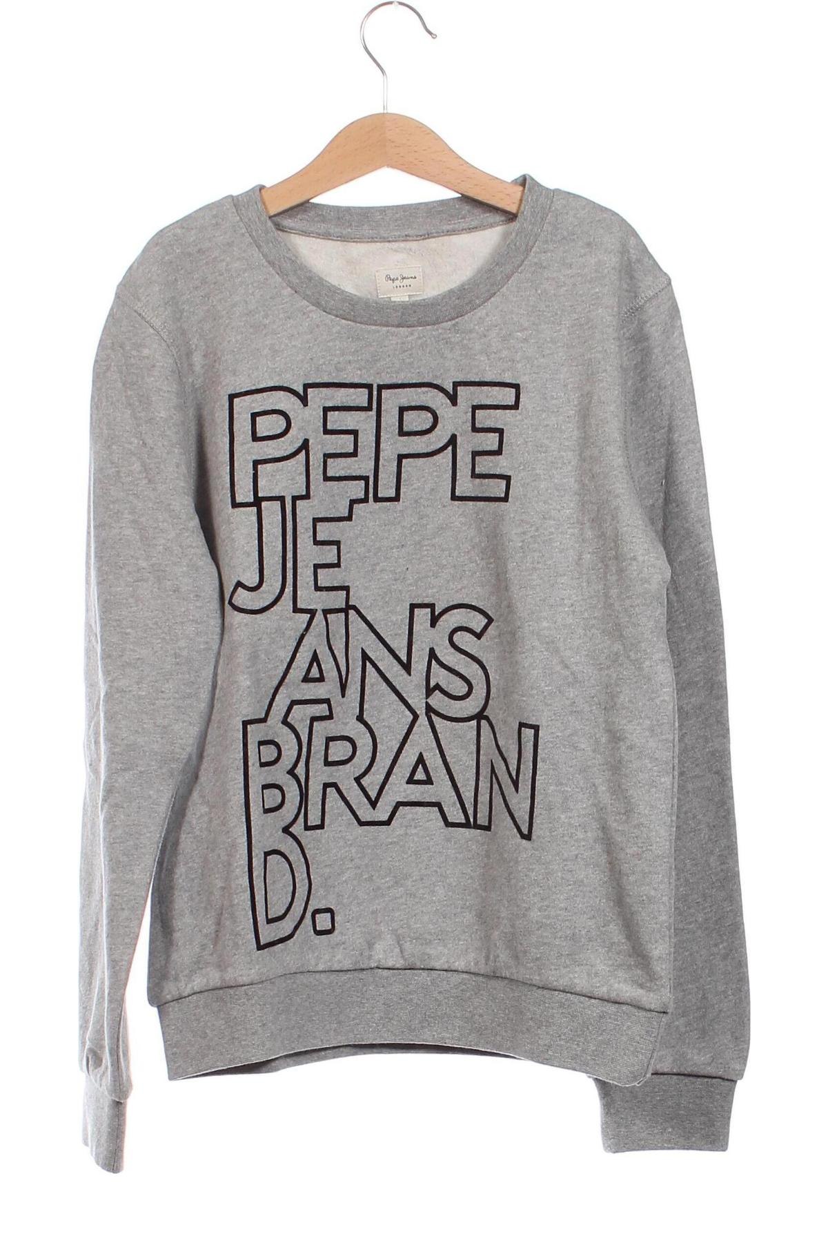 Bluză pentru copii Pepe Jeans, Mărime 11-12y/ 152-158 cm, Culoare Gri, Preț 96,63 Lei