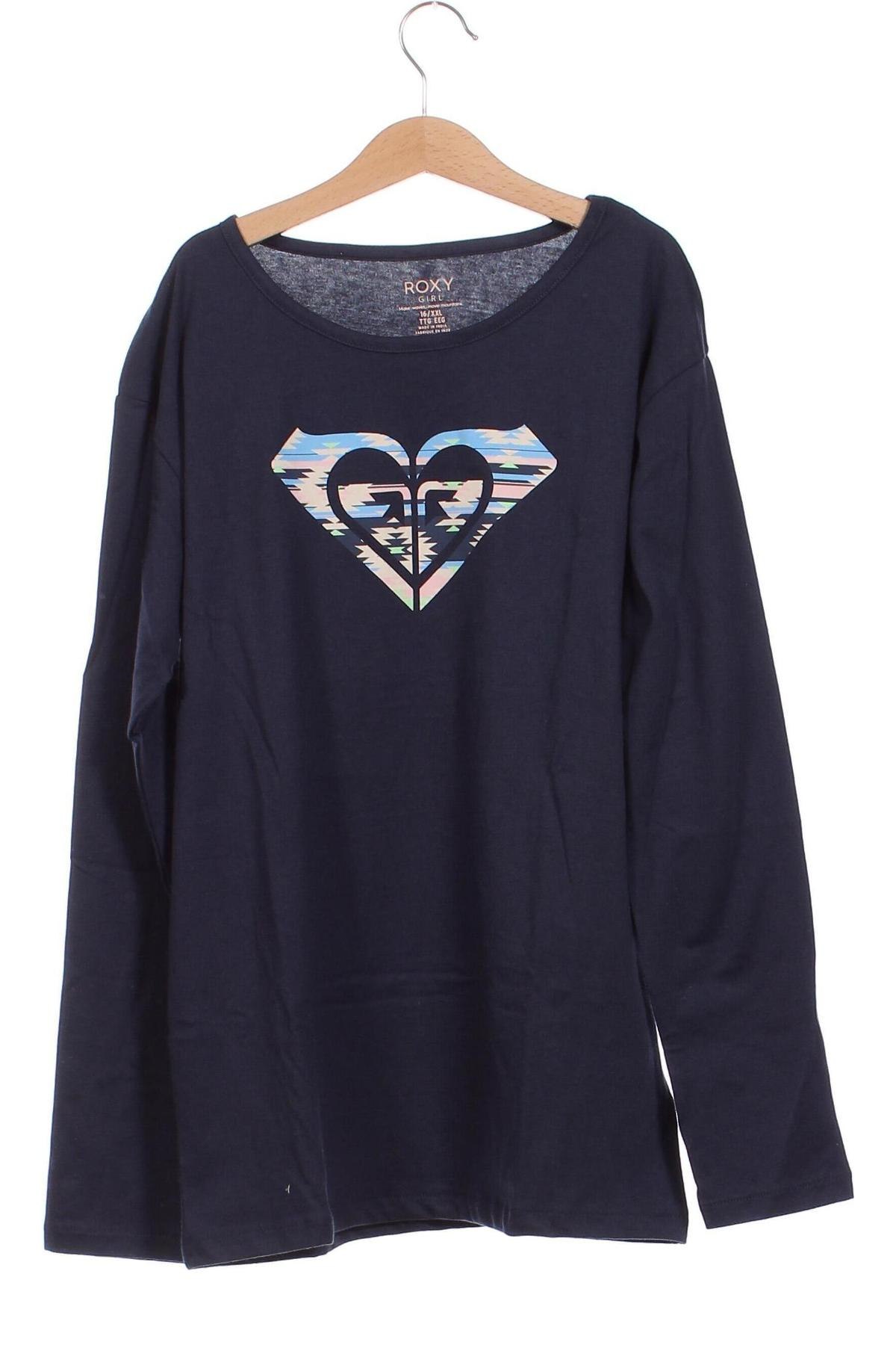 Kinder Shirt Roxy, Größe 15-18y/ 170-176 cm, Farbe Blau, Preis 10,52 €