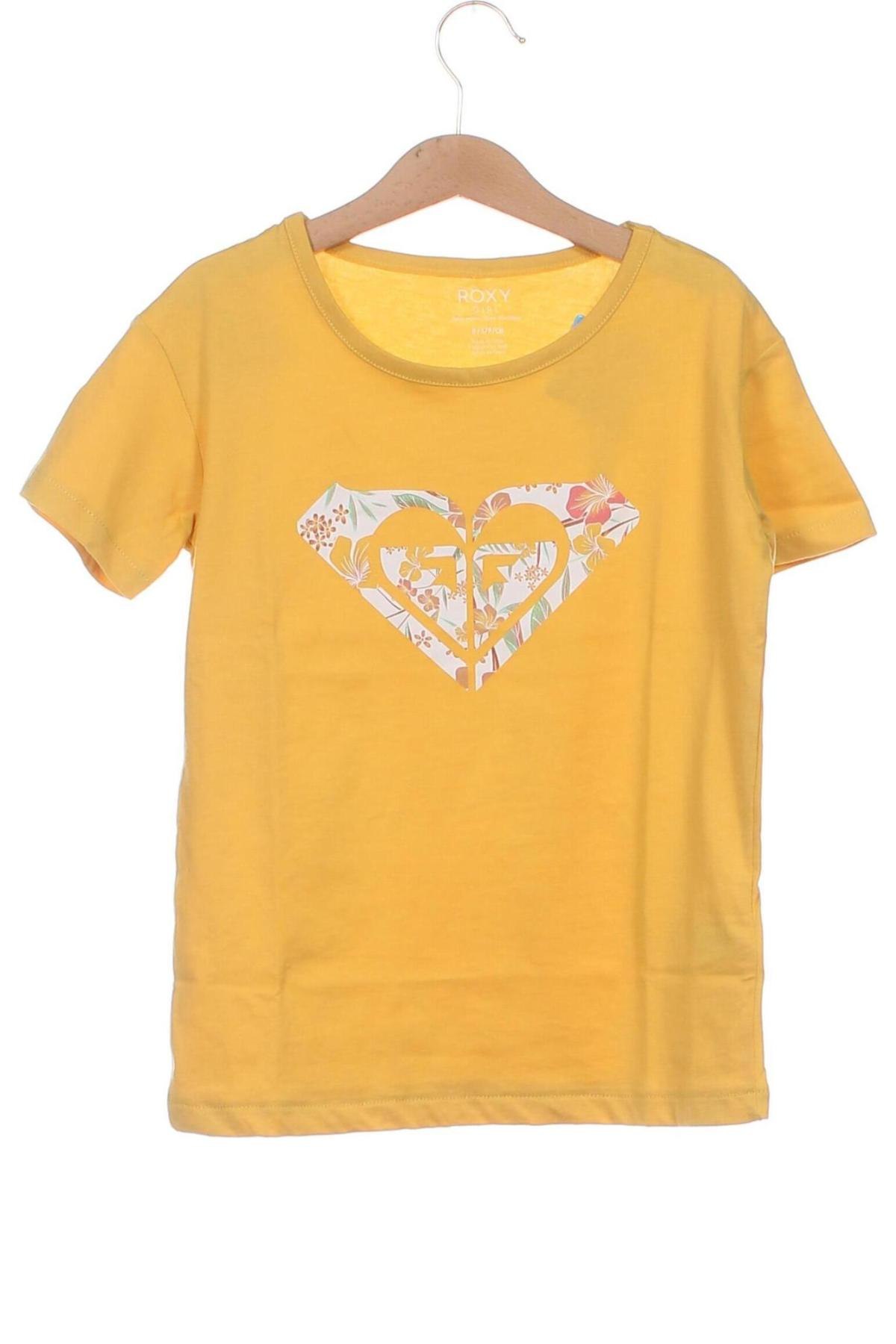 Kinder Shirt Roxy, Größe 7-8y/ 128-134 cm, Farbe Gelb, Preis 10,52 €