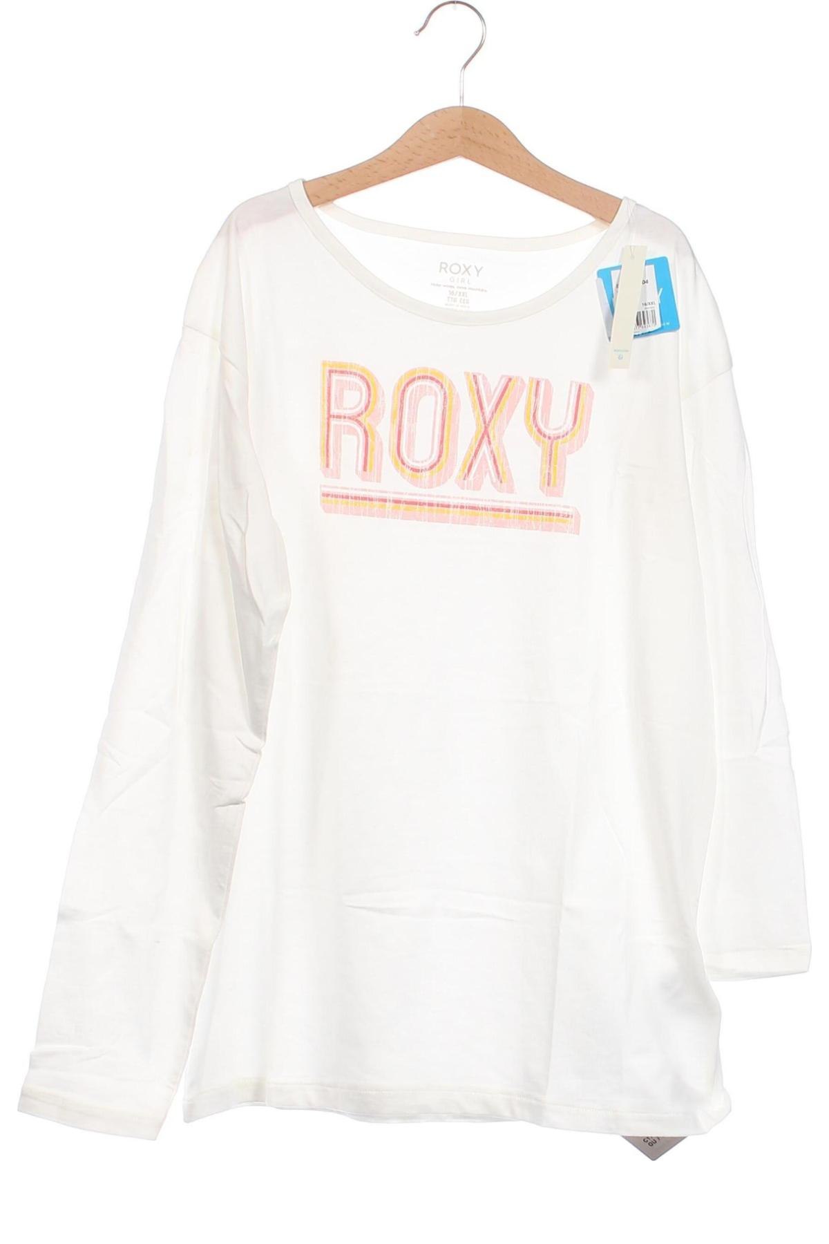 Детска блуза Roxy, Размер 15-18y/ 170-176 см, Цвят Бял, Цена 20,40 лв.