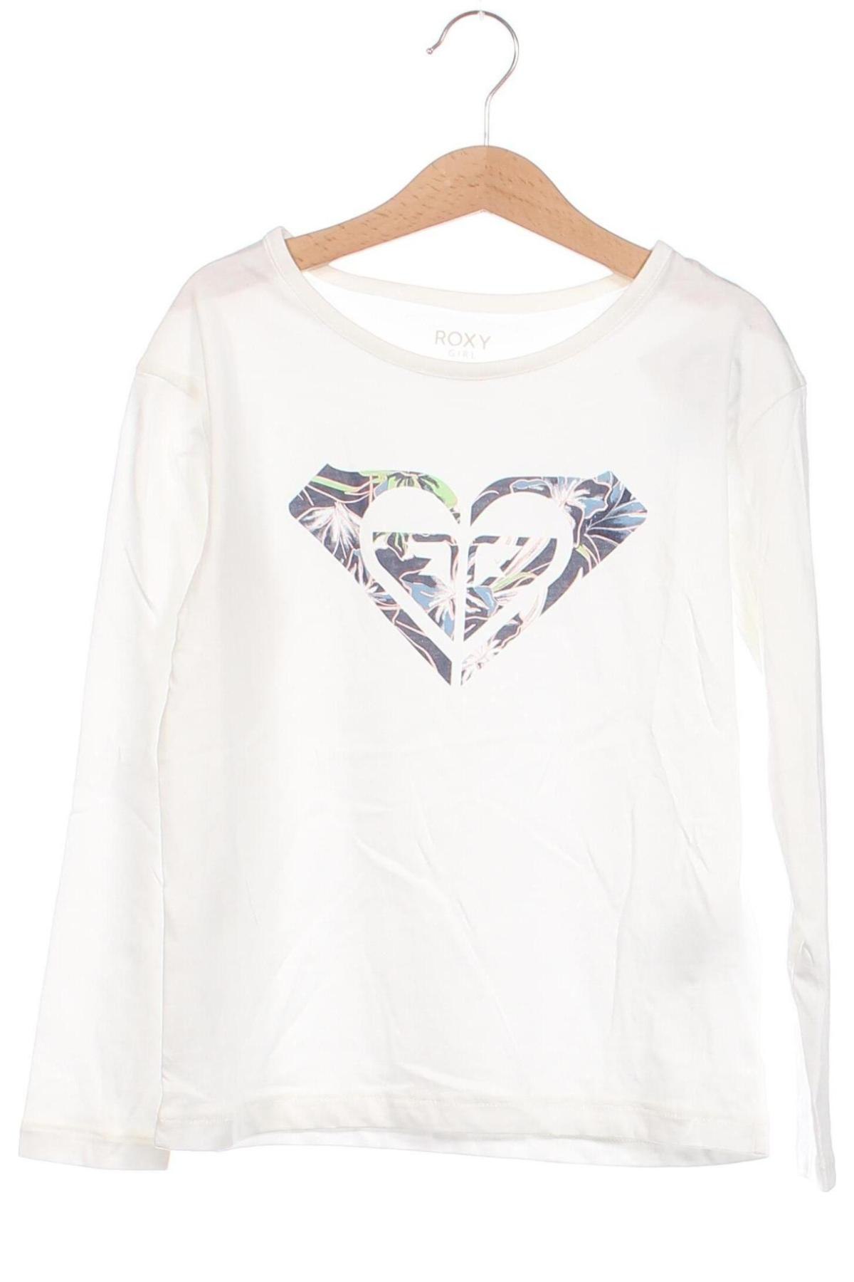 Kinder Shirt Roxy, Größe 7-8y/ 128-134 cm, Farbe Weiß, Preis € 9,20