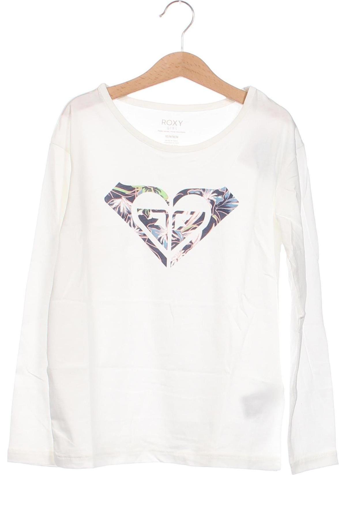 Kinder Shirt Roxy, Größe 9-10y/ 140-146 cm, Farbe Weiß, Preis 10,52 €