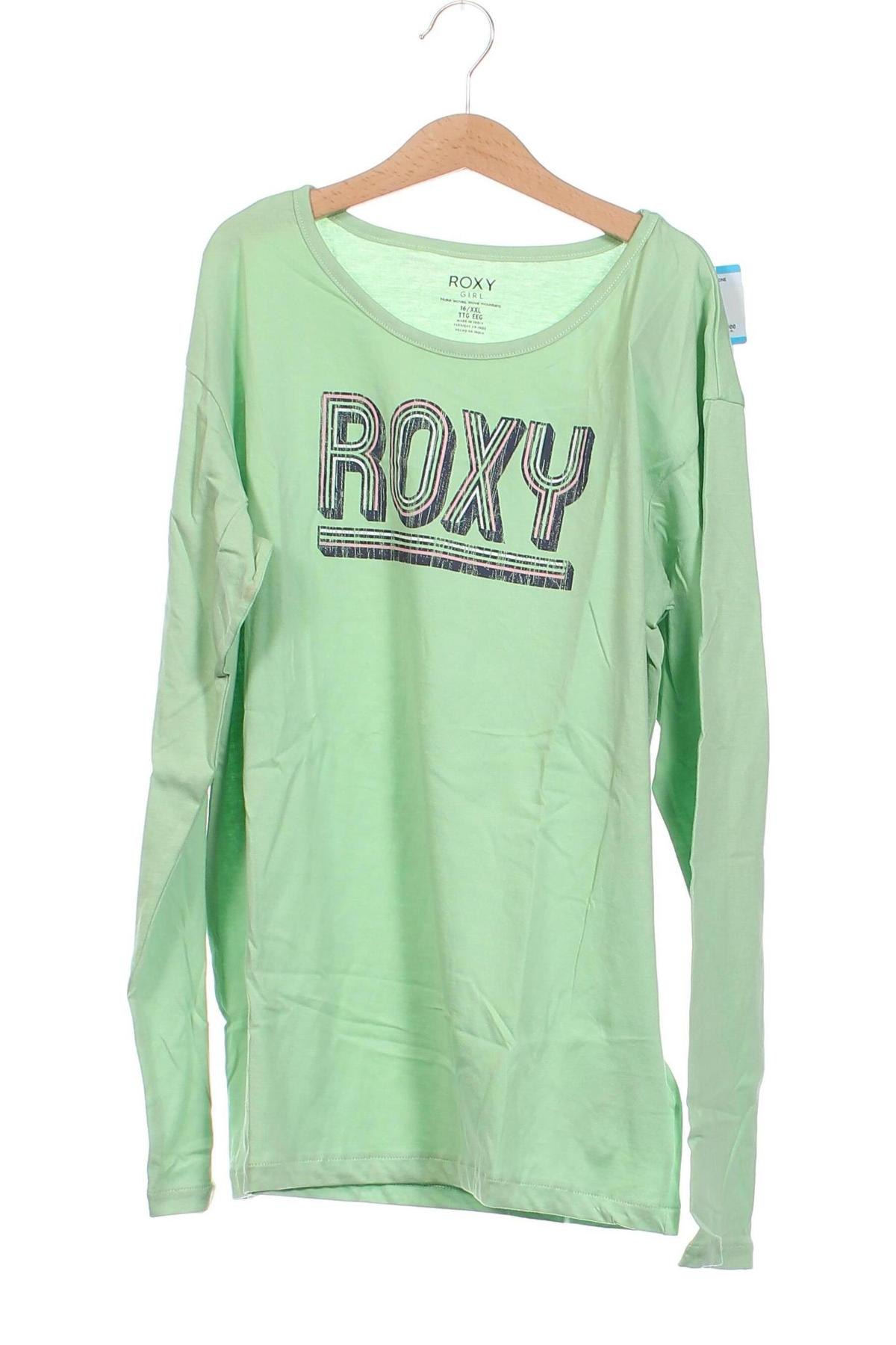 Dětská halenka  Roxy, Velikost 15-18y/ 170-176 cm, Barva Zelená, Cena  259,00 Kč