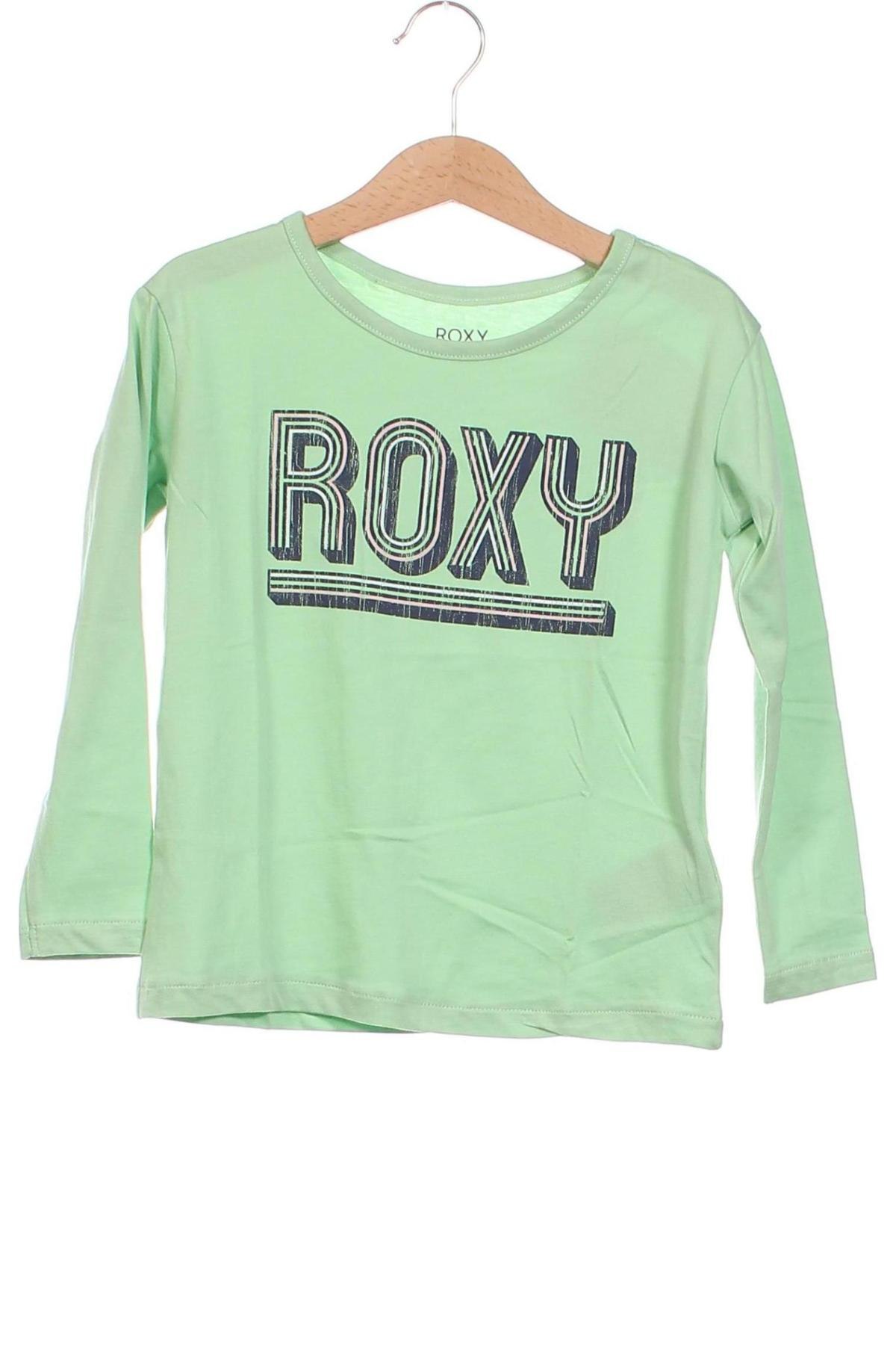 Παιδική μπλούζα Roxy, Μέγεθος 3-4y/ 104-110 εκ., Χρώμα Πράσινο, Τιμή 10,52 €