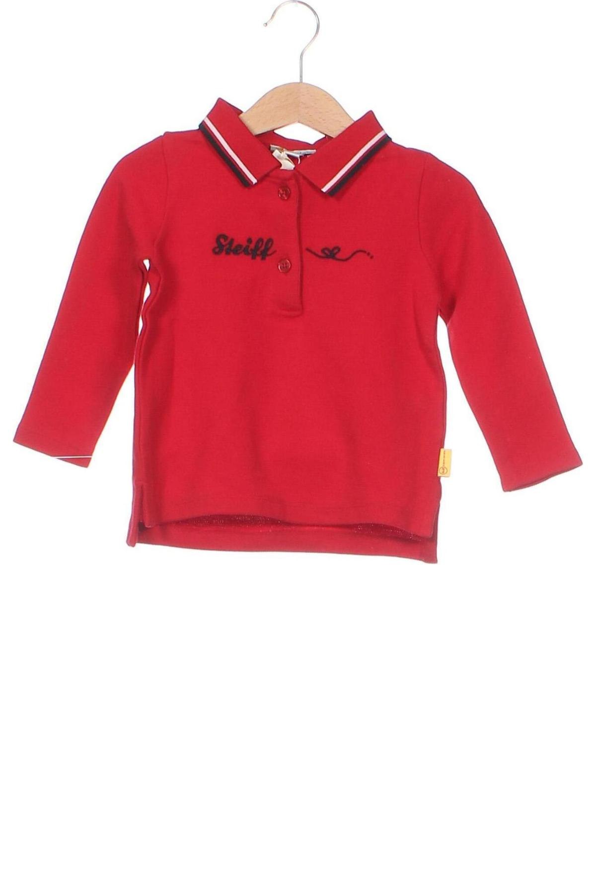 Kinder Shirt Steiff, Größe 9-12m/ 74-80 cm, Farbe Rot, Preis 17,17 €