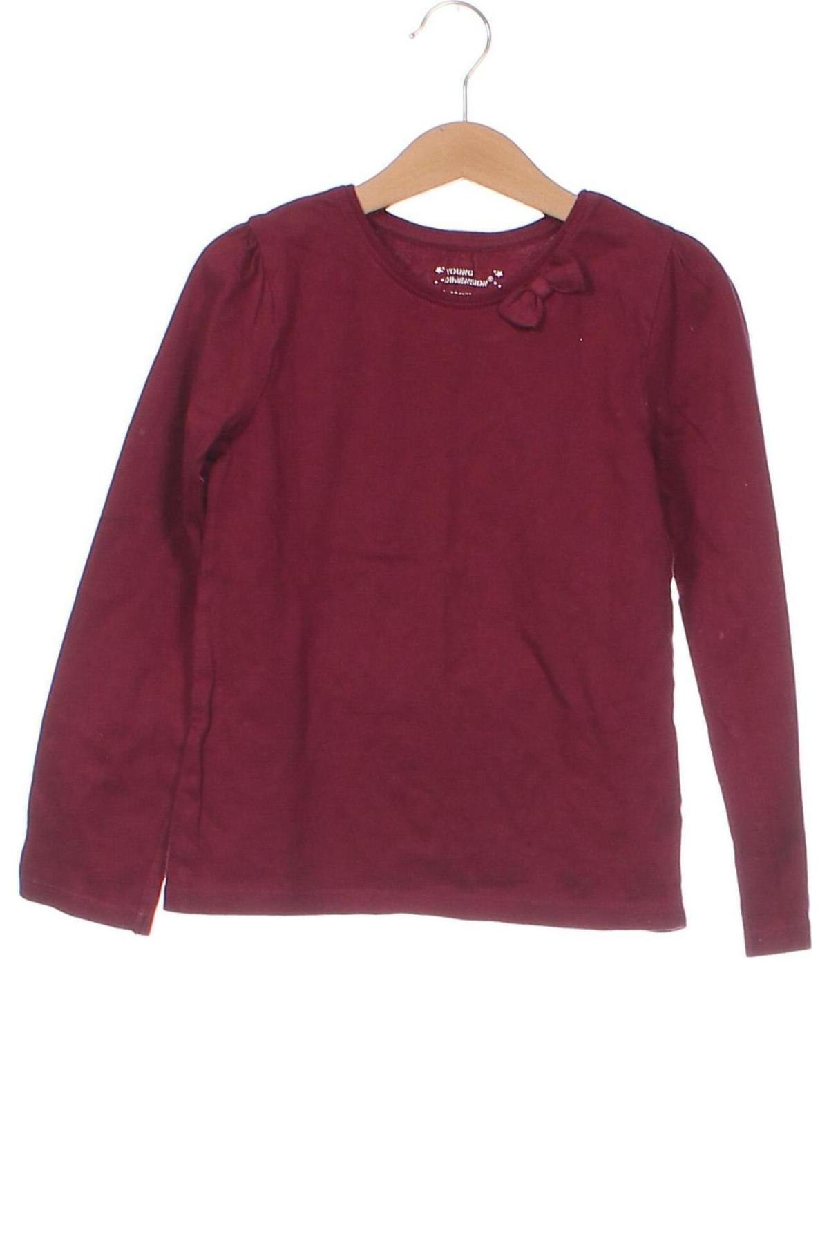 Kinder Shirt Young Dimension, Größe 6-7y/ 122-128 cm, Farbe Rot, Preis 4,32 €