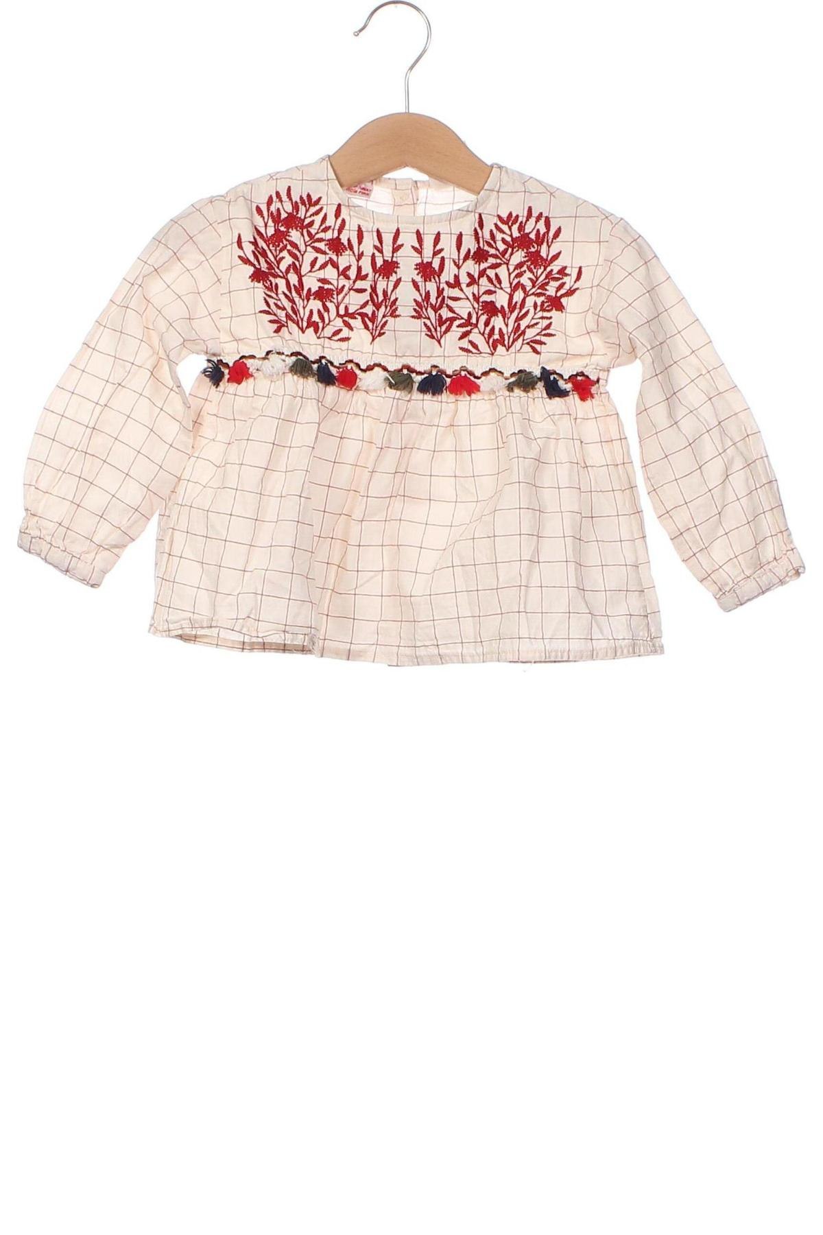 Kinder Shirt Zara, Größe 12-18m/ 80-86 cm, Farbe Beige, Preis € 7,16