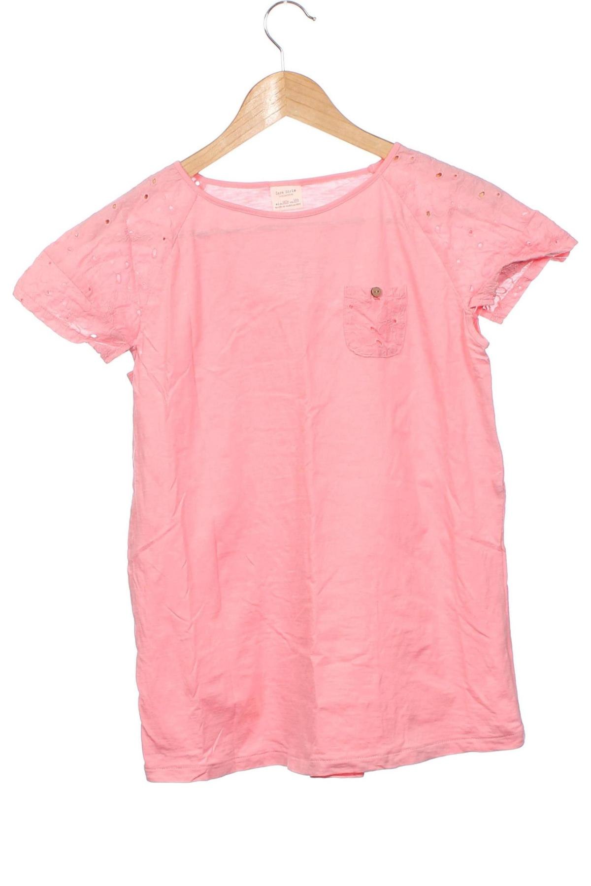 Bluză pentru copii Zara, Mărime 12-13y/ 158-164 cm, Culoare Roz, Preț 33,21 Lei