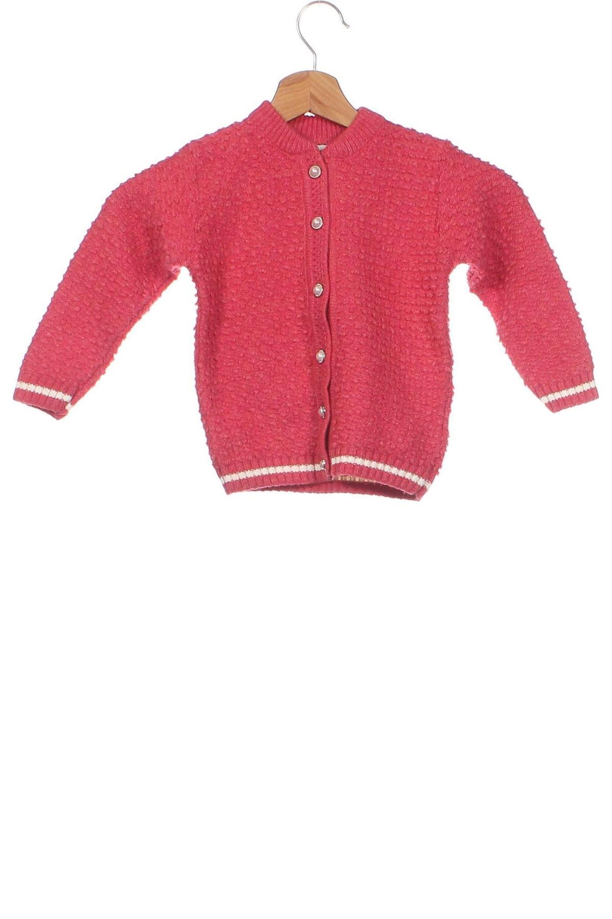 Детска жилетка, Размер 3-4y/ 104-110 см, Цвят Розов, Цена 9,18 лв.